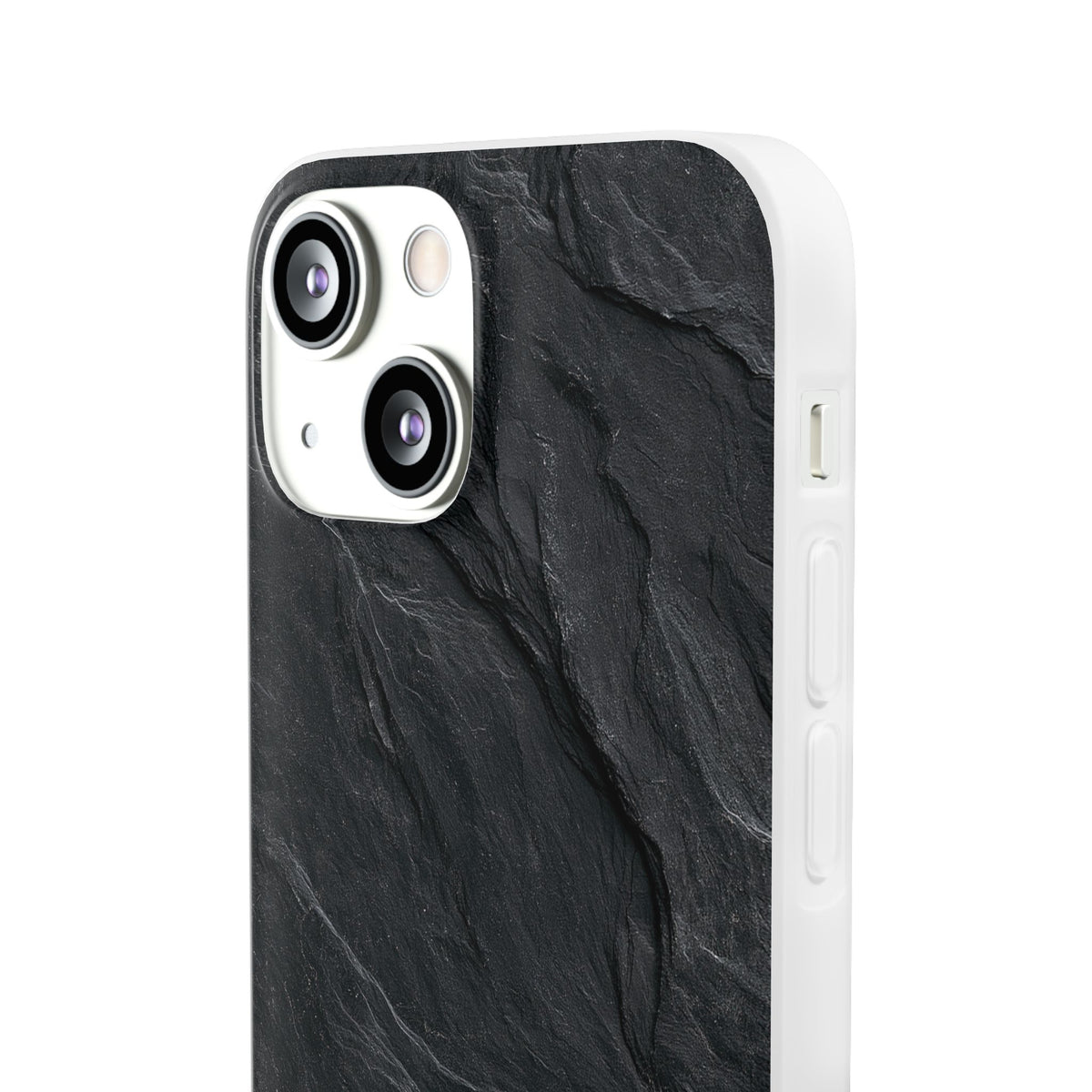 Dark Slate Strata · Lite Phone Case for iPhone · Black