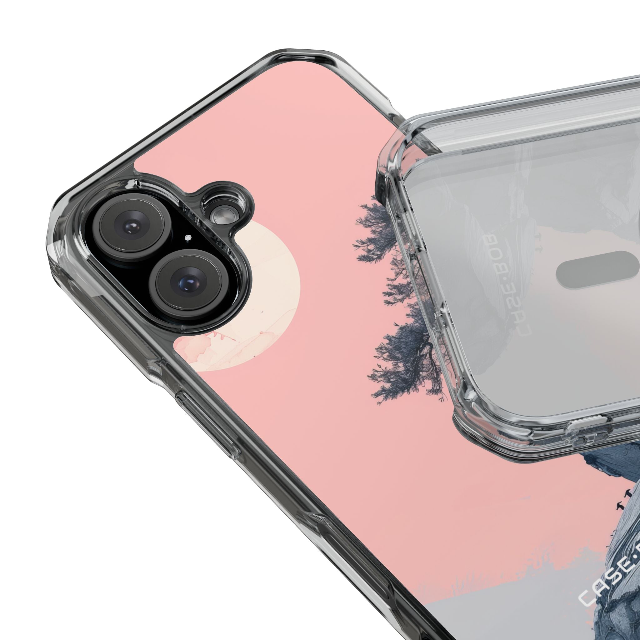 Crimson Moon Tree iPhone 16 Case - Impact