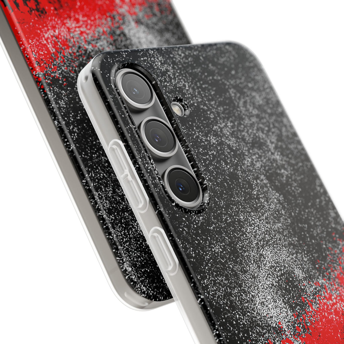 Crimson Noir Drip · Lite Phone Case for Samsung · Black