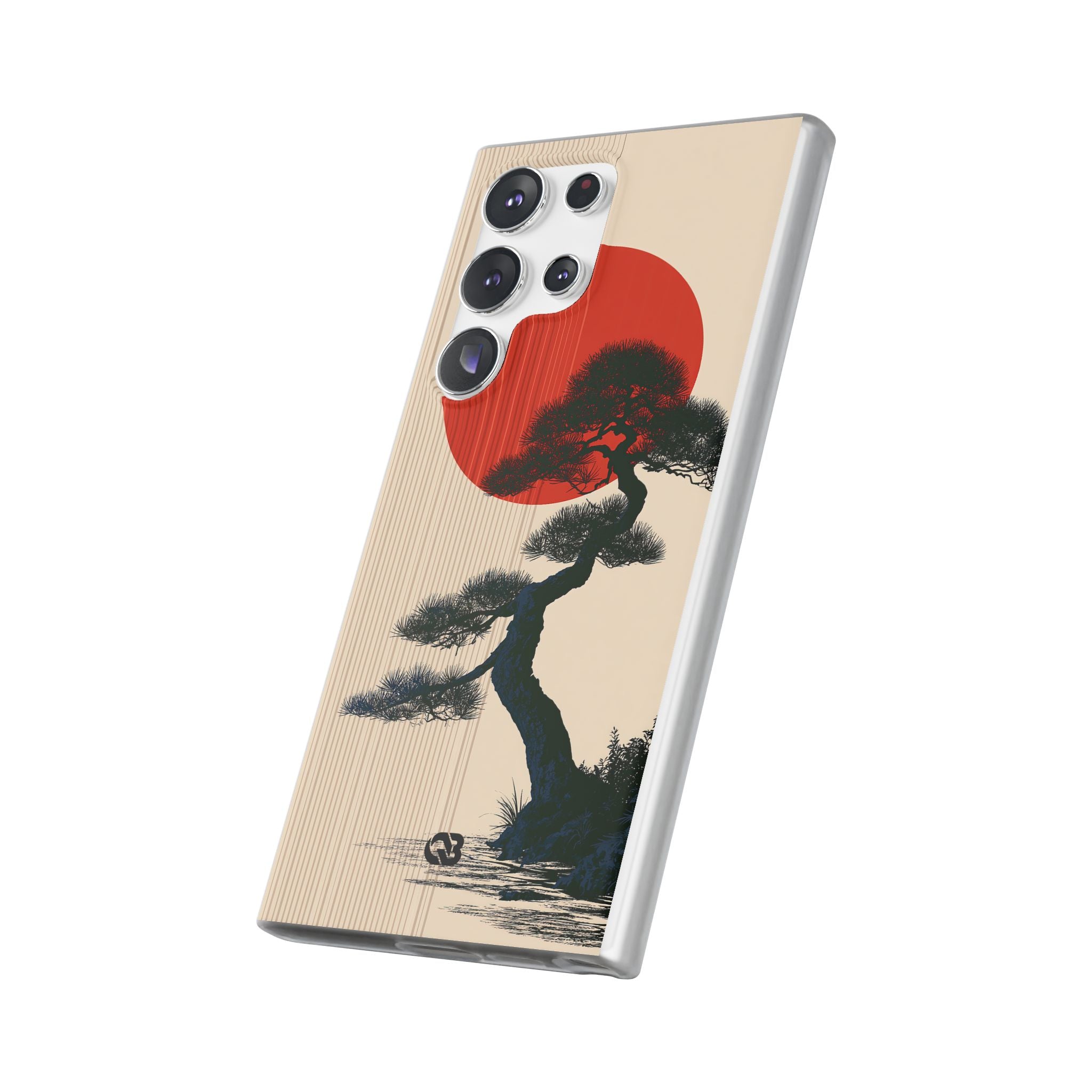 Beige Lite Phone Case for Samsung - Kyoto Crimson Pine