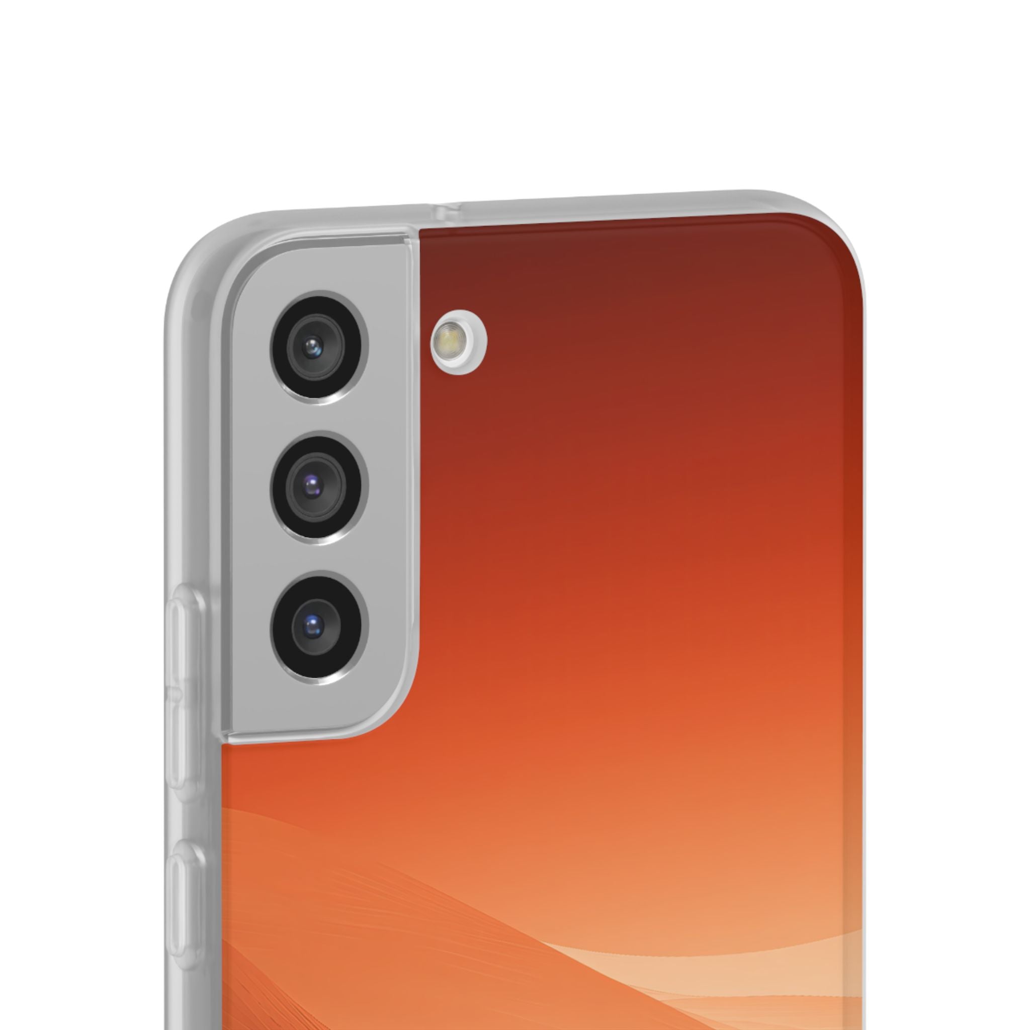 Orange Lite Phone Case for Samsung - Crimson Dune Gradient