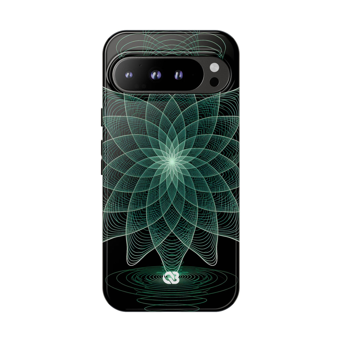 Verdant Harmonic Bloom · Tough Phone Case for Pixel · Black