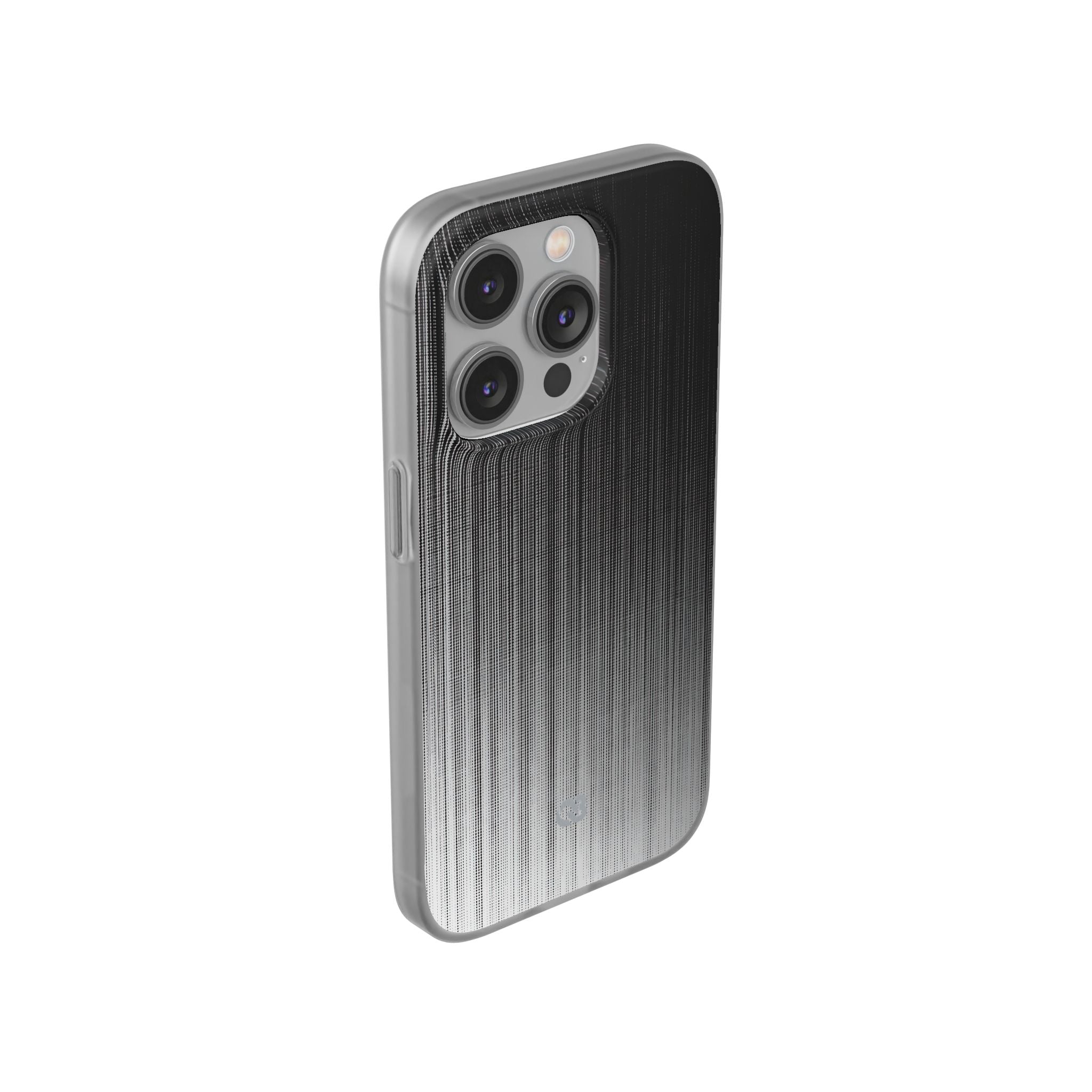 Grey Lite Phone Case for iPhone - Static Vertical Dither
