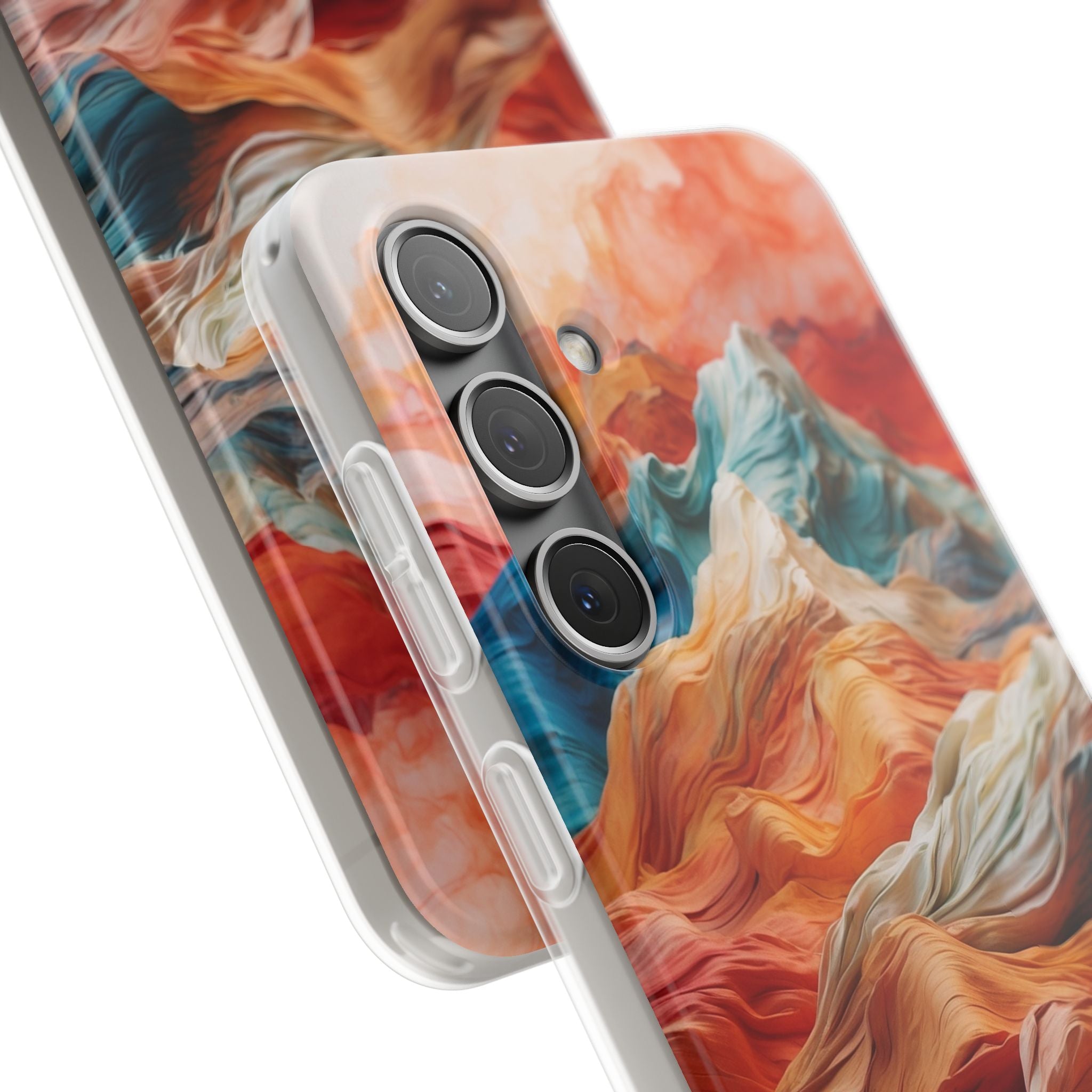 Molten Ridge Flow · Soft Phone Case for Samsung