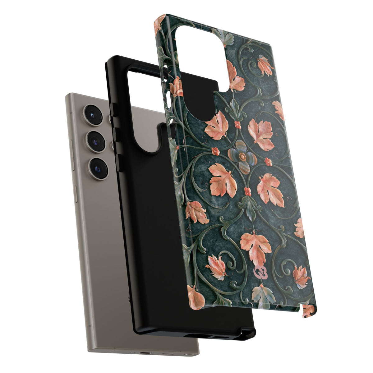Florentine Rose Arabesque · Tough Phone Case for Samsung · Green