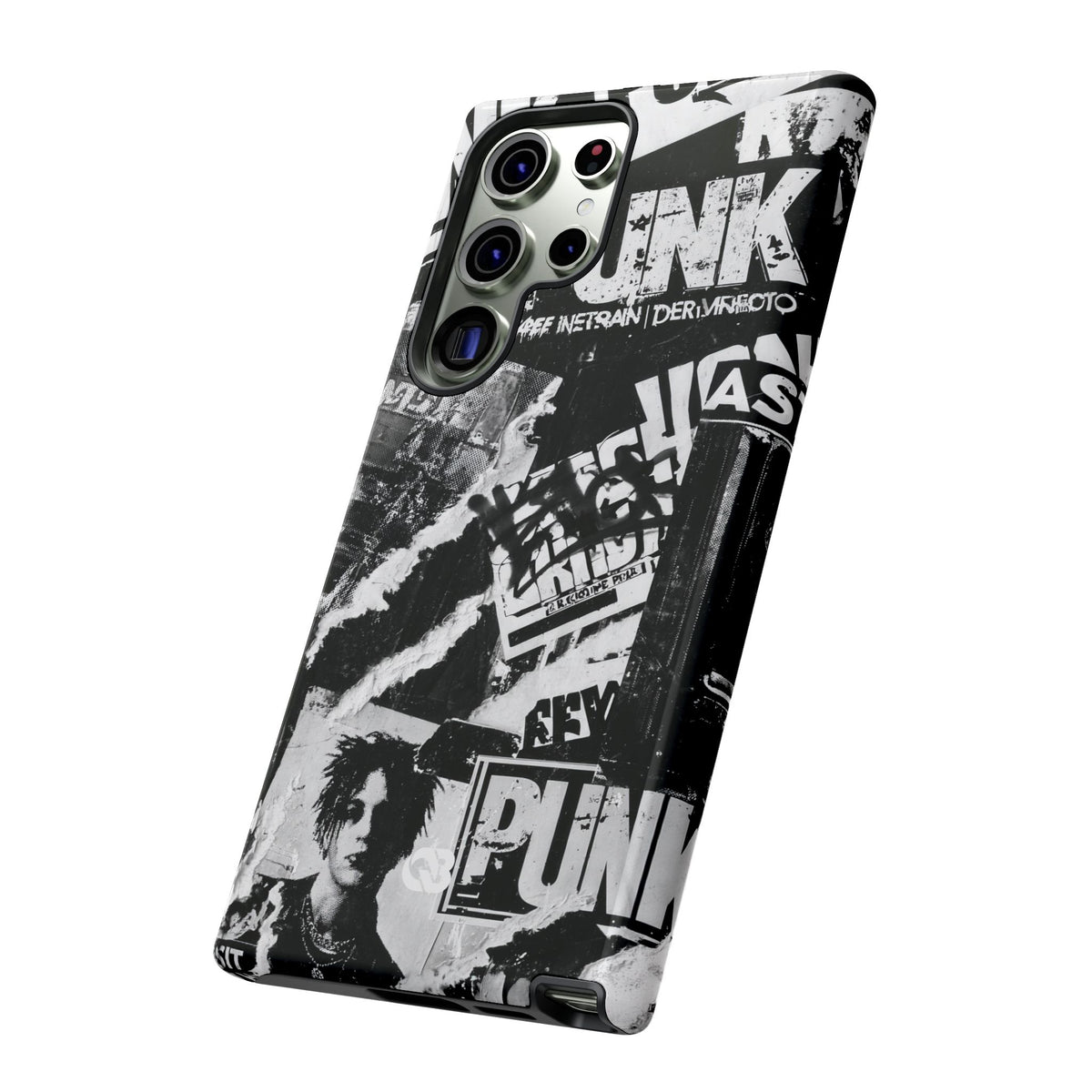Underground Punk Collage · Tough Phone Case for Samsung · Black