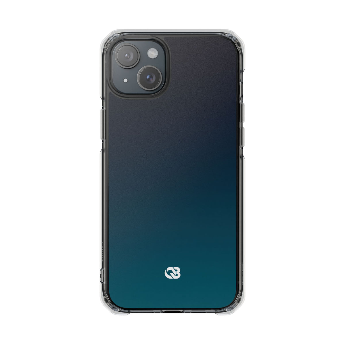 Abyssal Midnight · Clear Impact Magnetic Phone Case for iPhone · Blue