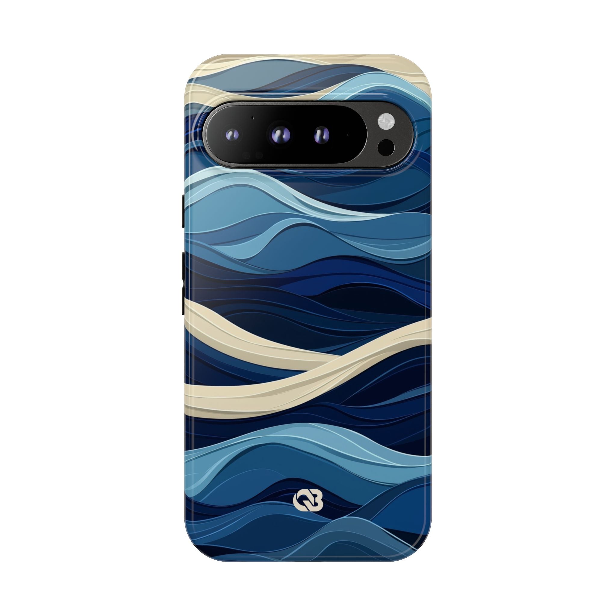 Cobalt Coast Layers · Tough Phone Case for Google Pixel