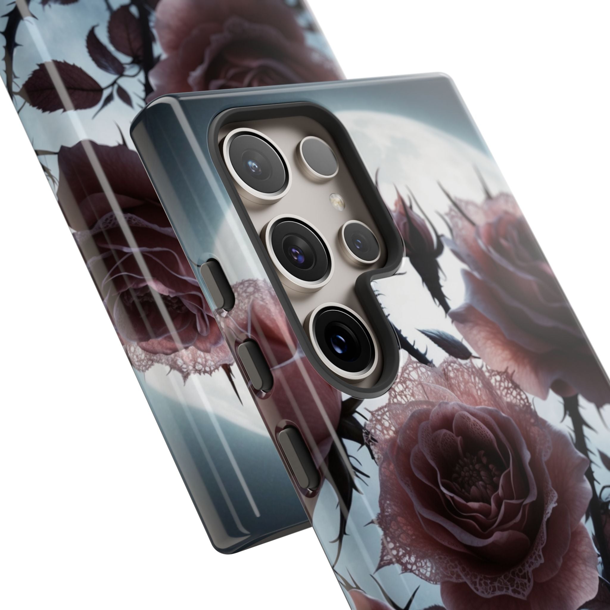 Lunar Lace Petals · Tough Handyhülle für Samsung