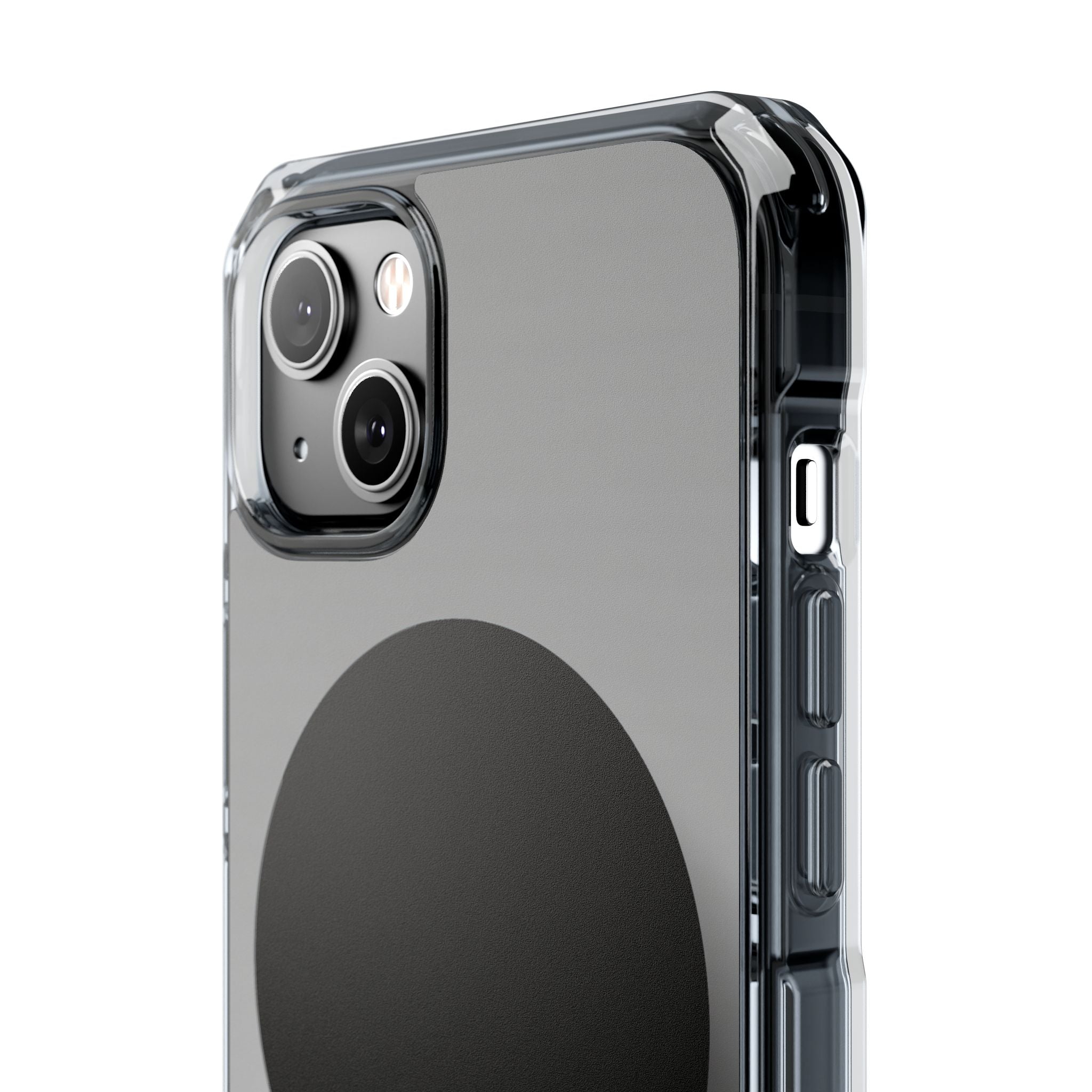 Grey Impact MagSafe Phone Case for iPhone - Matte Onyx Sphere