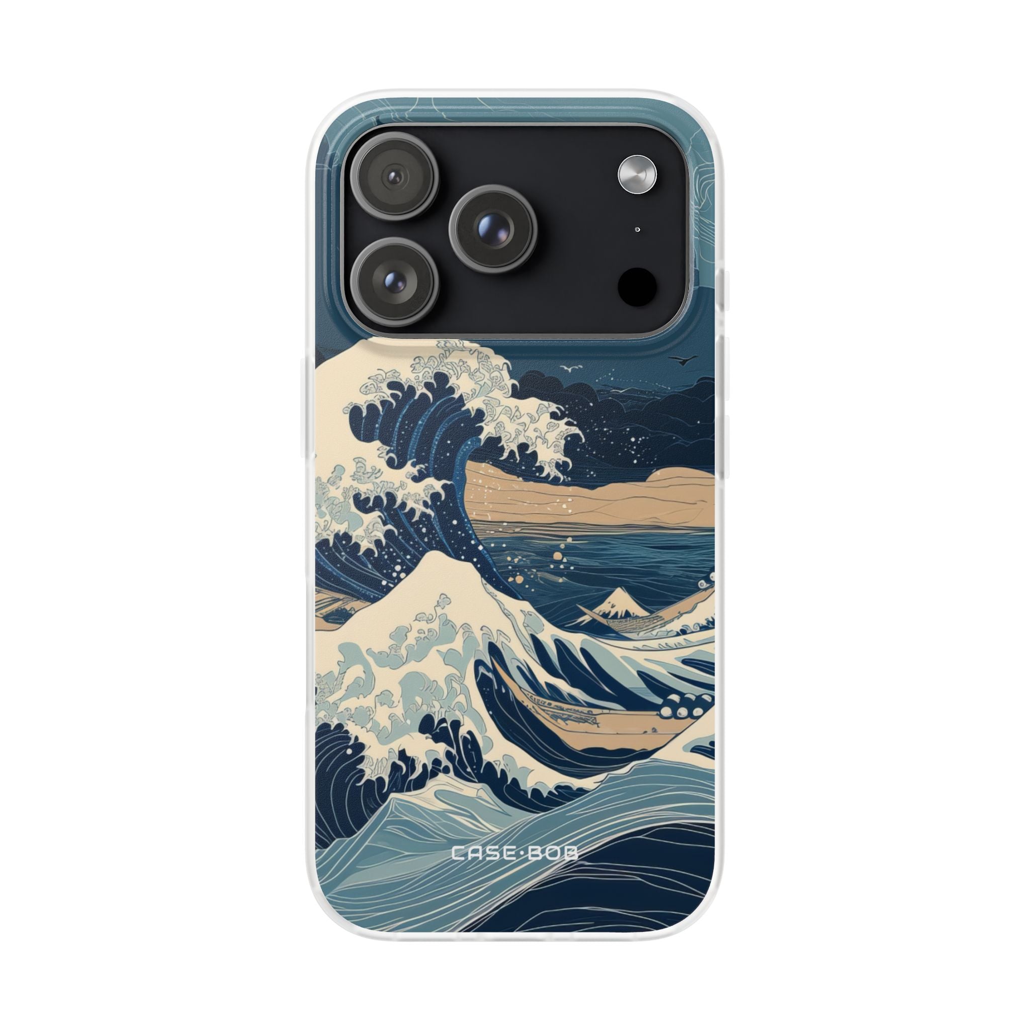 Cresting Blue Wave iPhone 17 Pro Case - Soft - CASE•BOB
