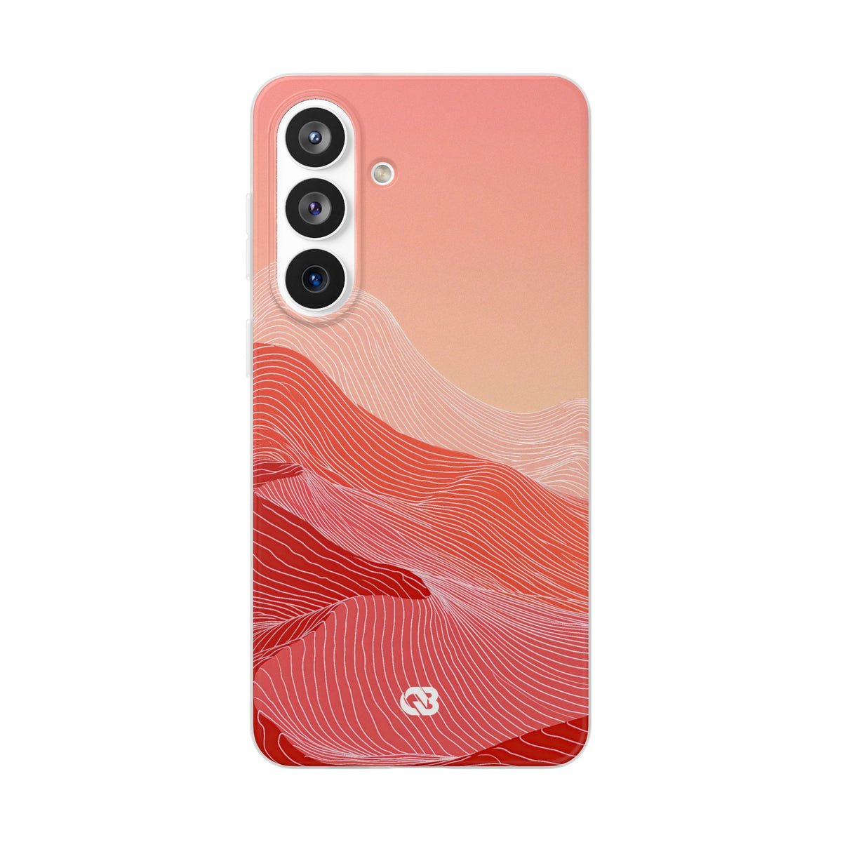 Coral Ridge Contours · Lite Phone Case for Samsung · Red