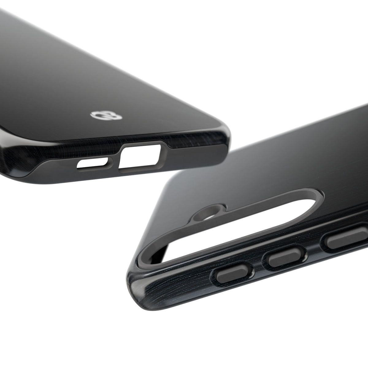 Brushed Obsidian Steel · Tough Phone Case for Samsung · Black
