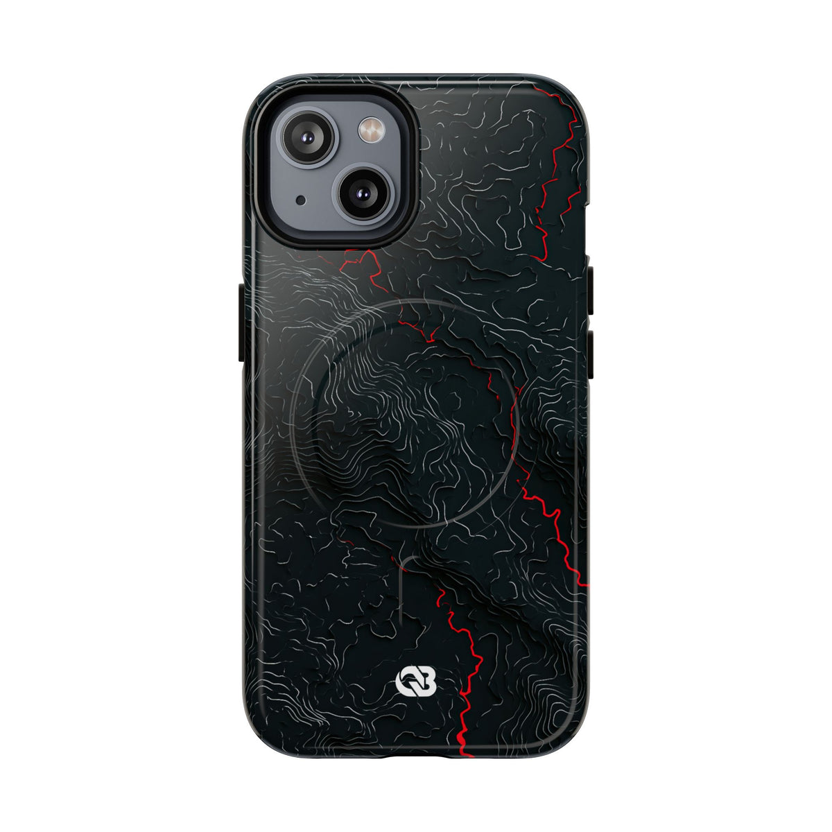 Crimson Rift · Tough 2.0 Magnetic Phone Case for iPhone · Black
