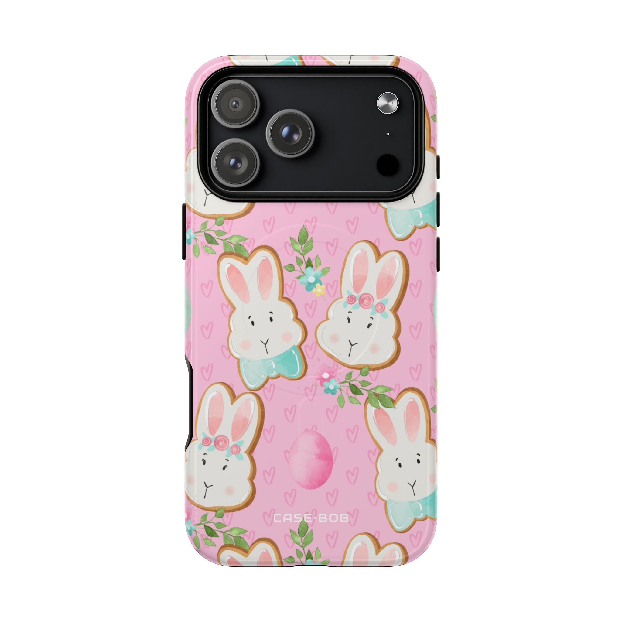 Bunny Blossom iPhone 17 Pro Max Case - Tough+ - CASE•BOB