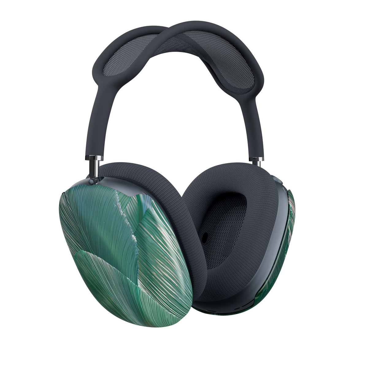 Translucent Fan Palm · Hard Case for AirPods Max · Teal
