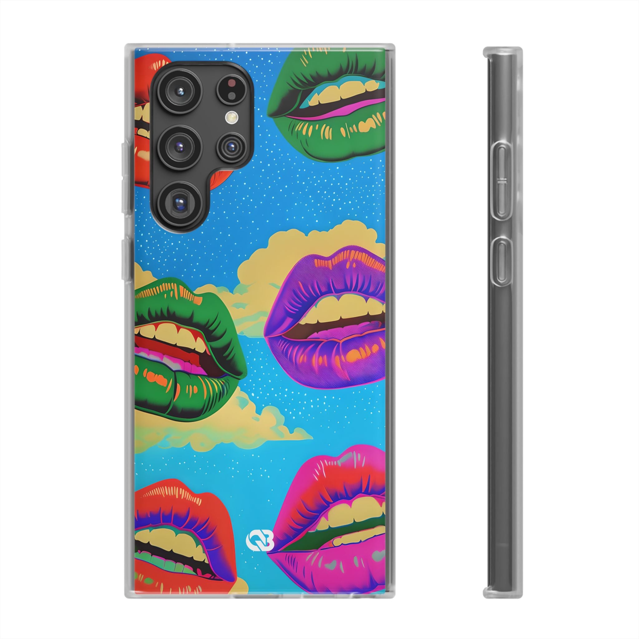 Electric Cosmic Lips · Soft Handyhülle für Samsung