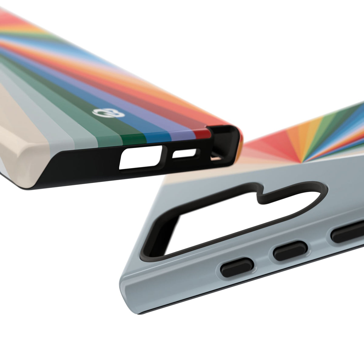 Grey Tough Phone Case for Samsung - Slate Prism Burst
