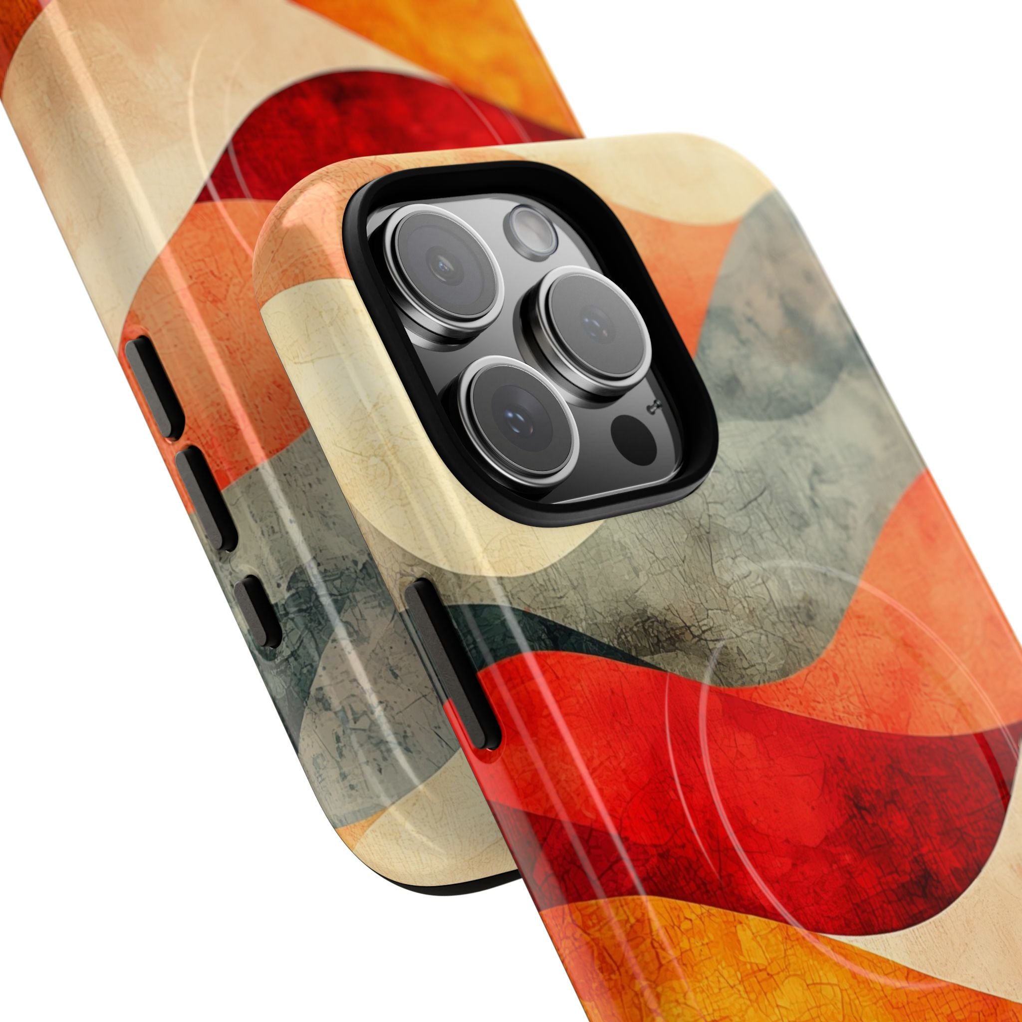 Cracked Wave Sunset iPhone 16 Pro Max Case - Tough+