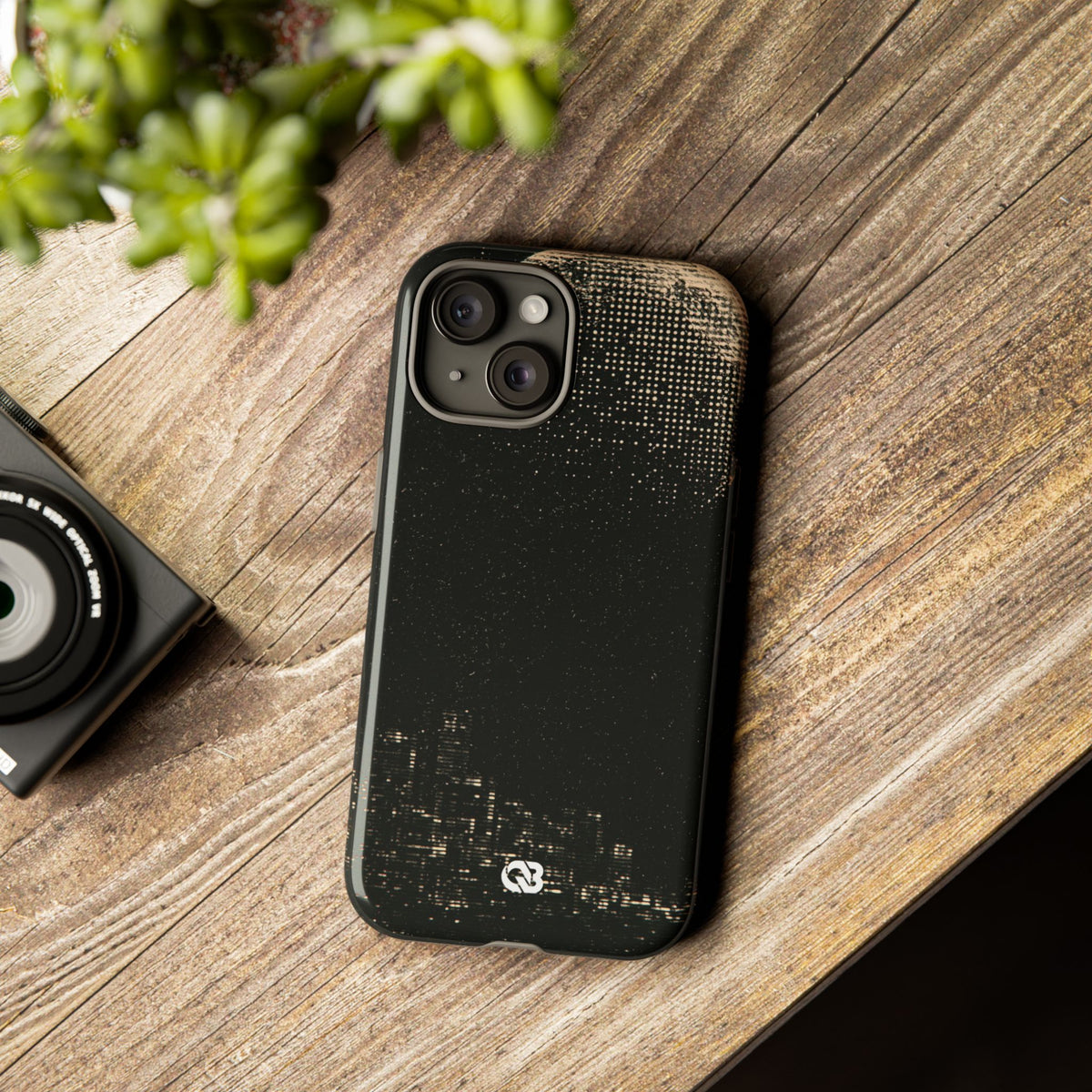 Lunar Metropolis Nocturne · Tough Phone Case for iPhone · Black