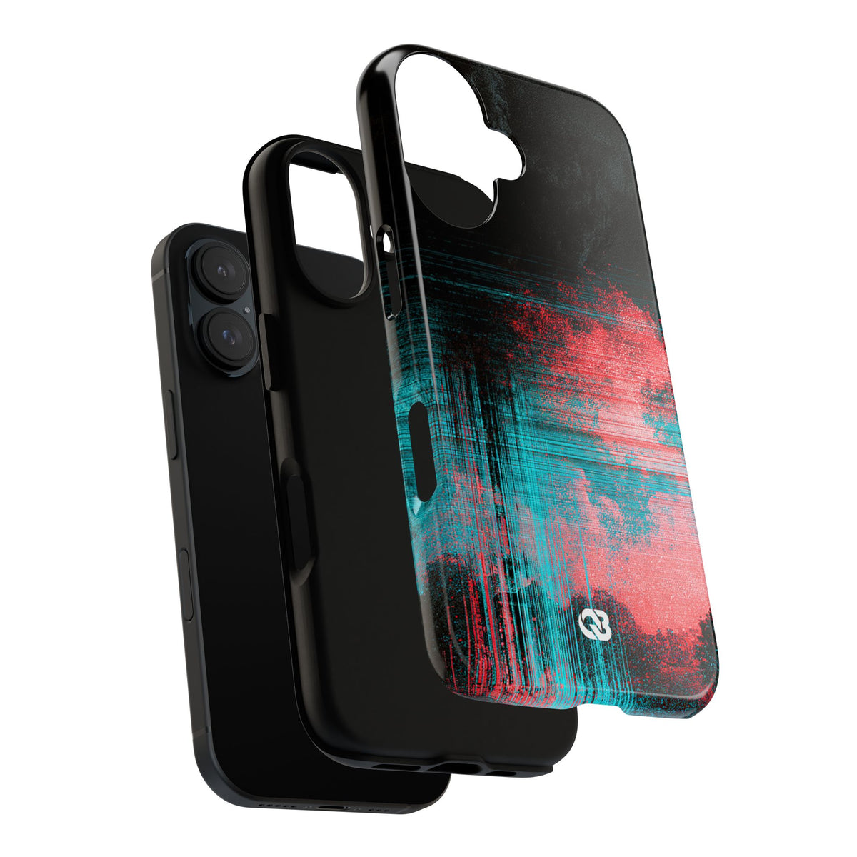Digital Signal Drift · Tough Phone Case for iPhone · Black