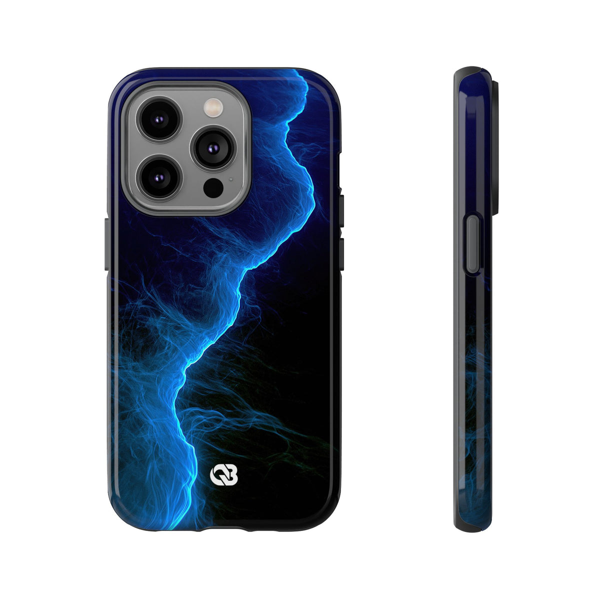 Electric Azure Drift · Tough Phone Case for iPhone · Blue