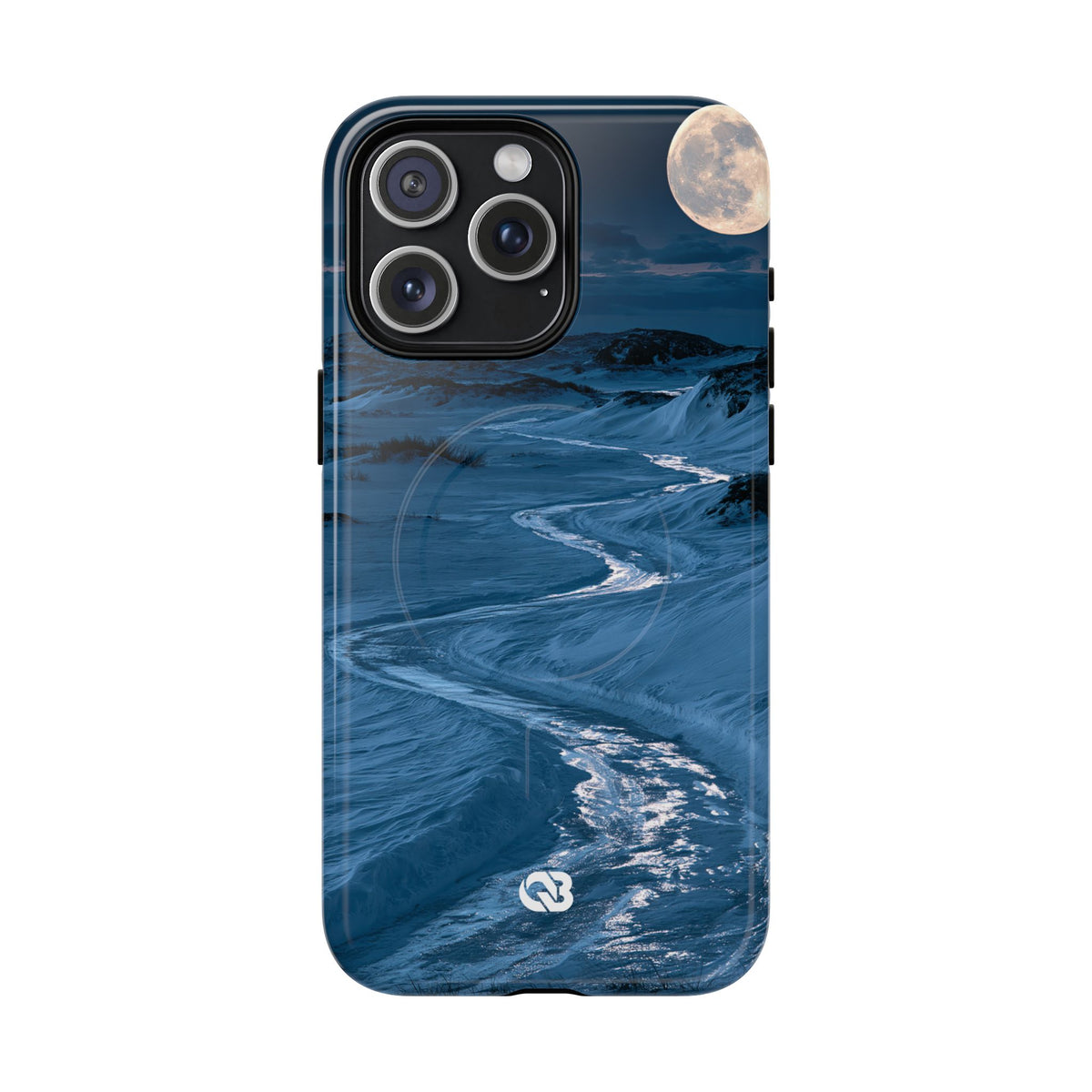 Arctic Moon Drift · Tough 2.0 Magnetic Phone Case for iPhone · Blue