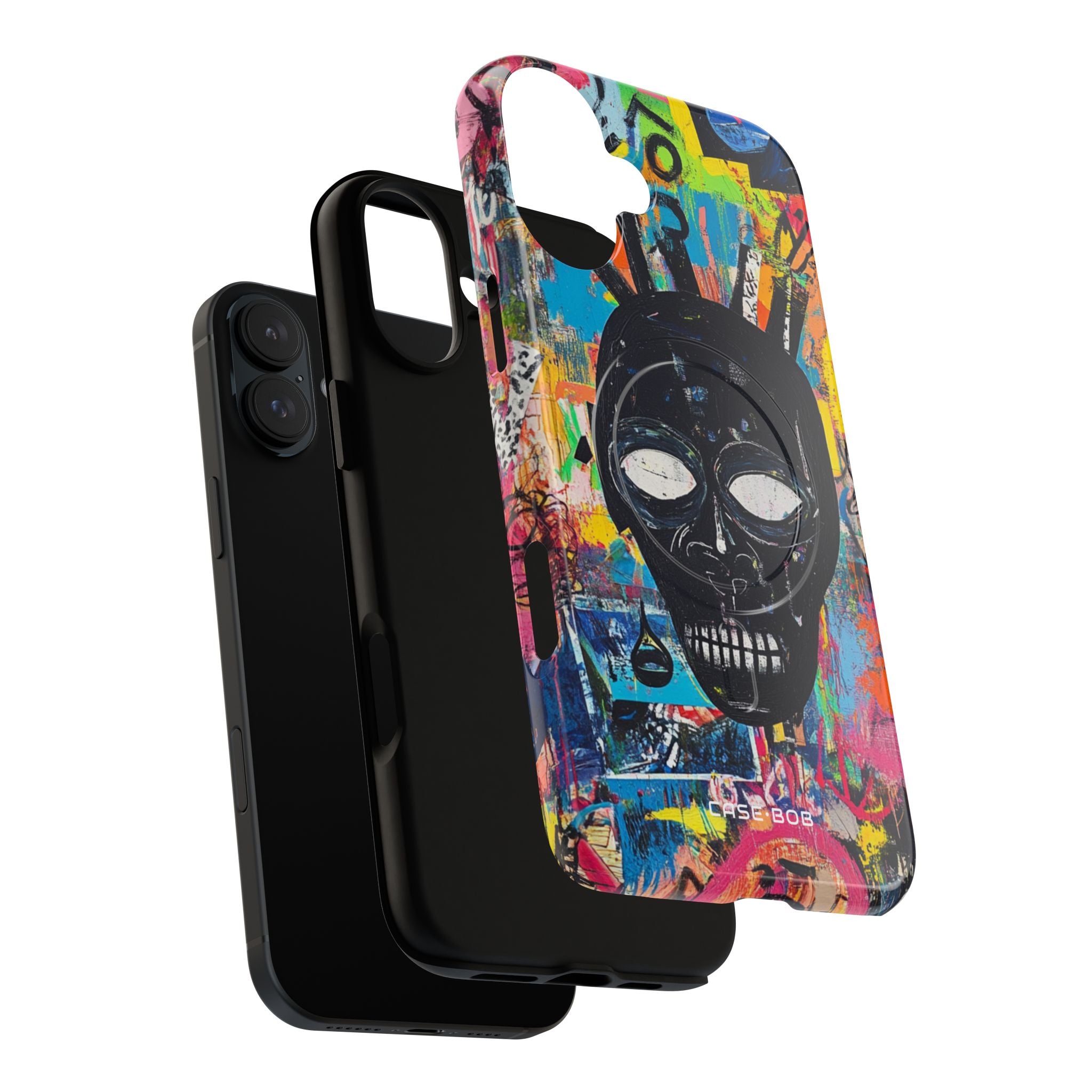 Skull Vortex iPhone 16 Plus Case - Tough+ - CASE•BOB