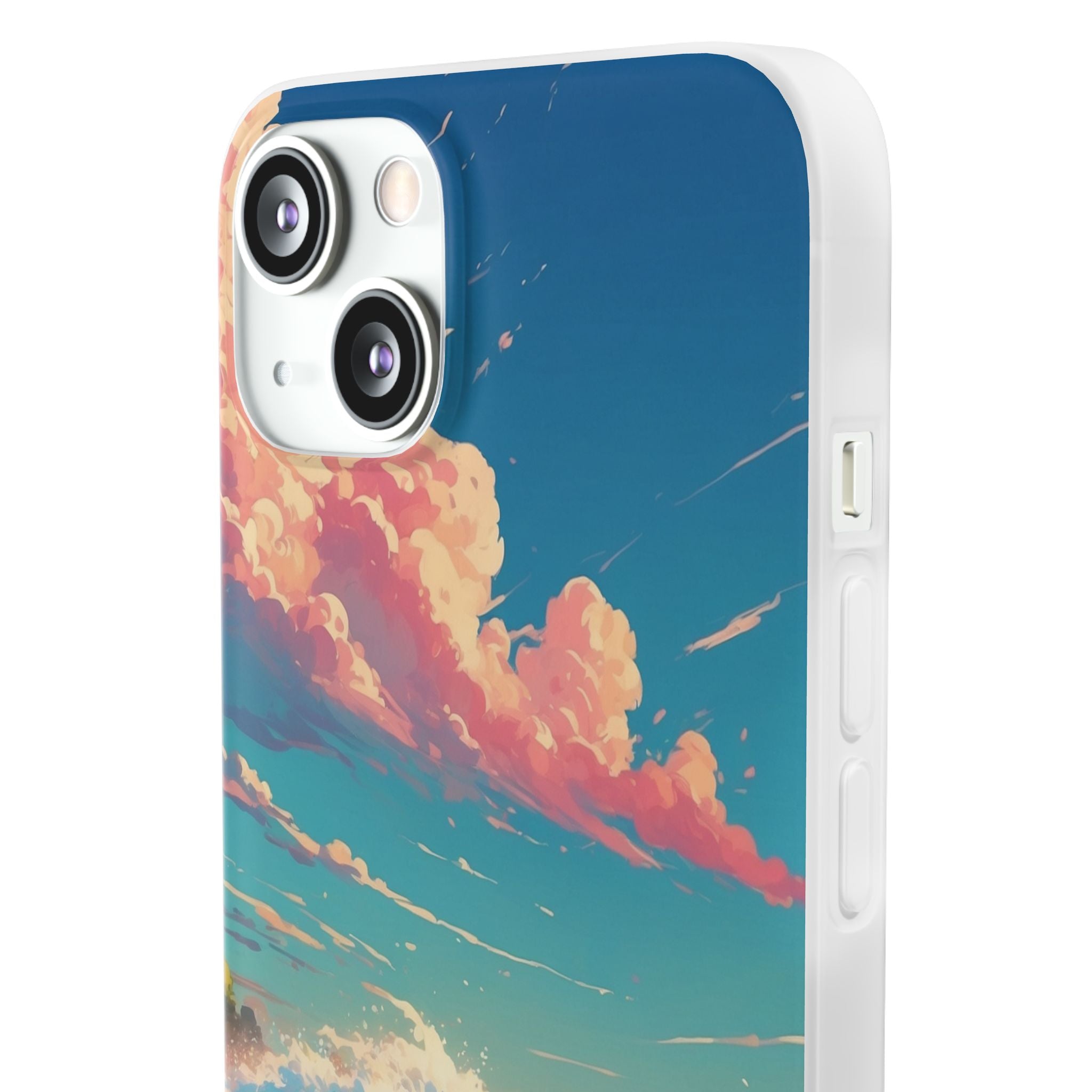 Turkoosi Curl iPhone 13 - Soft