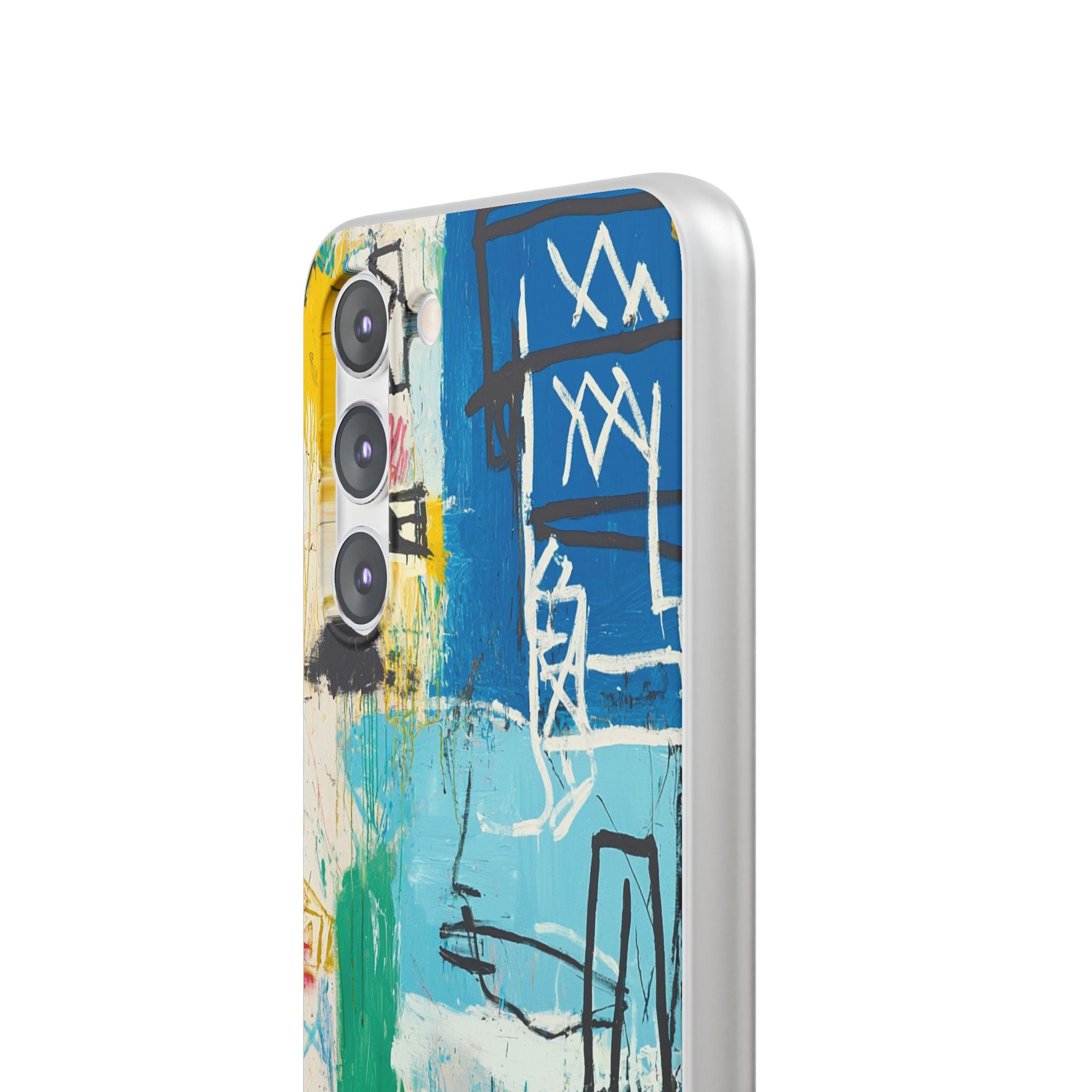 Azure Urban Scribble · Soft Phone Case for Samsung