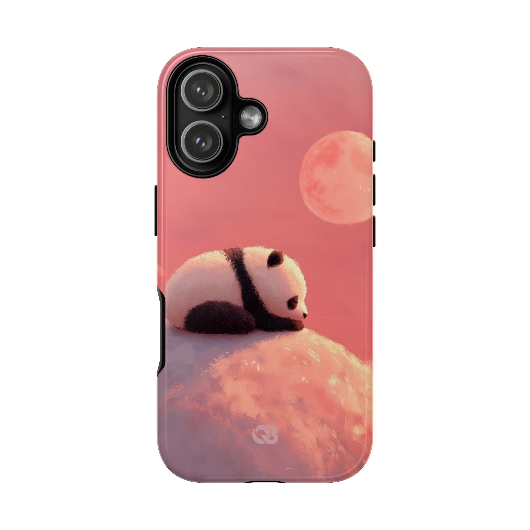 Rose Moon Panda · Tough Coque de téléphone pour iPhone