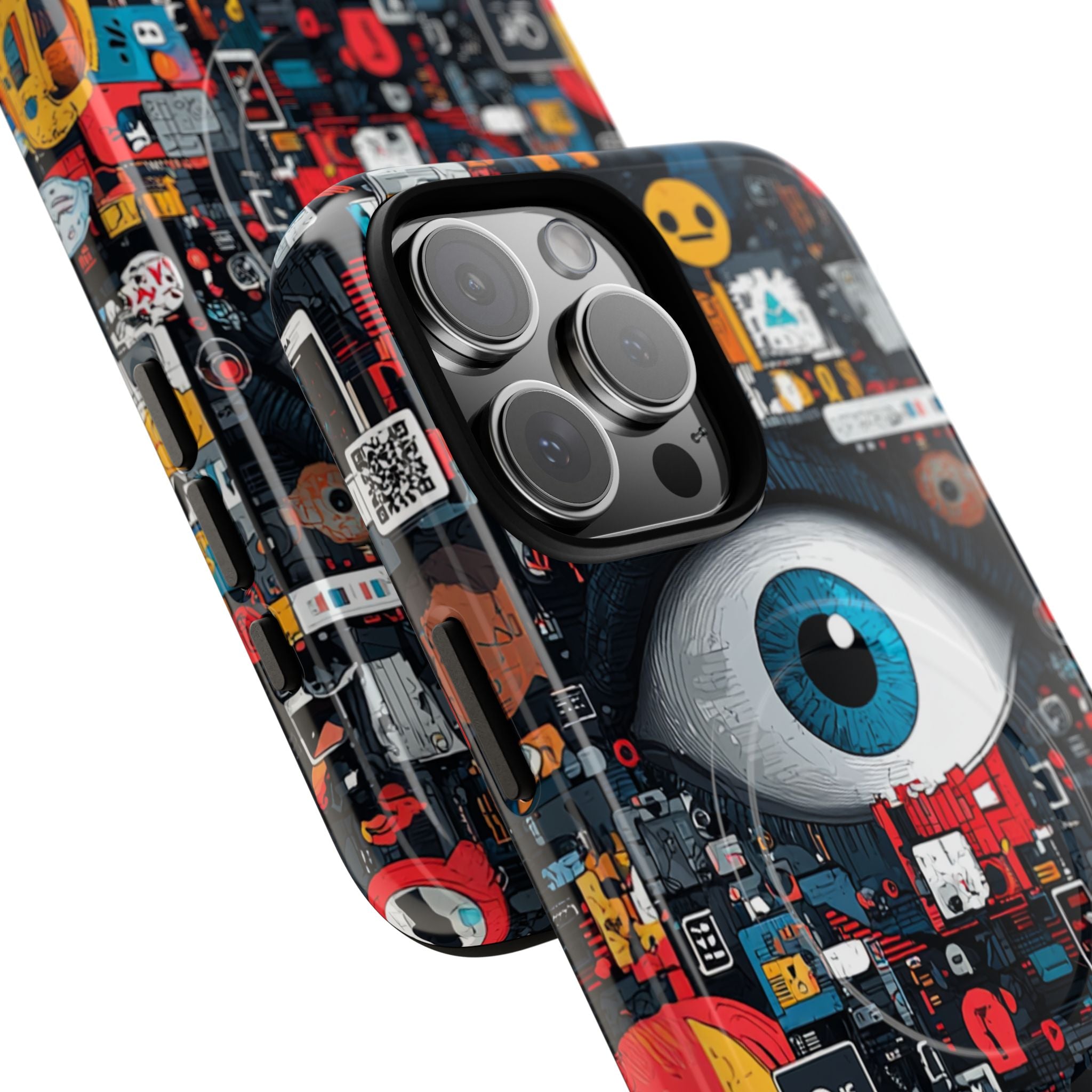 Digital Eye Blue iPhone 16 Pro Max Case - Tough+