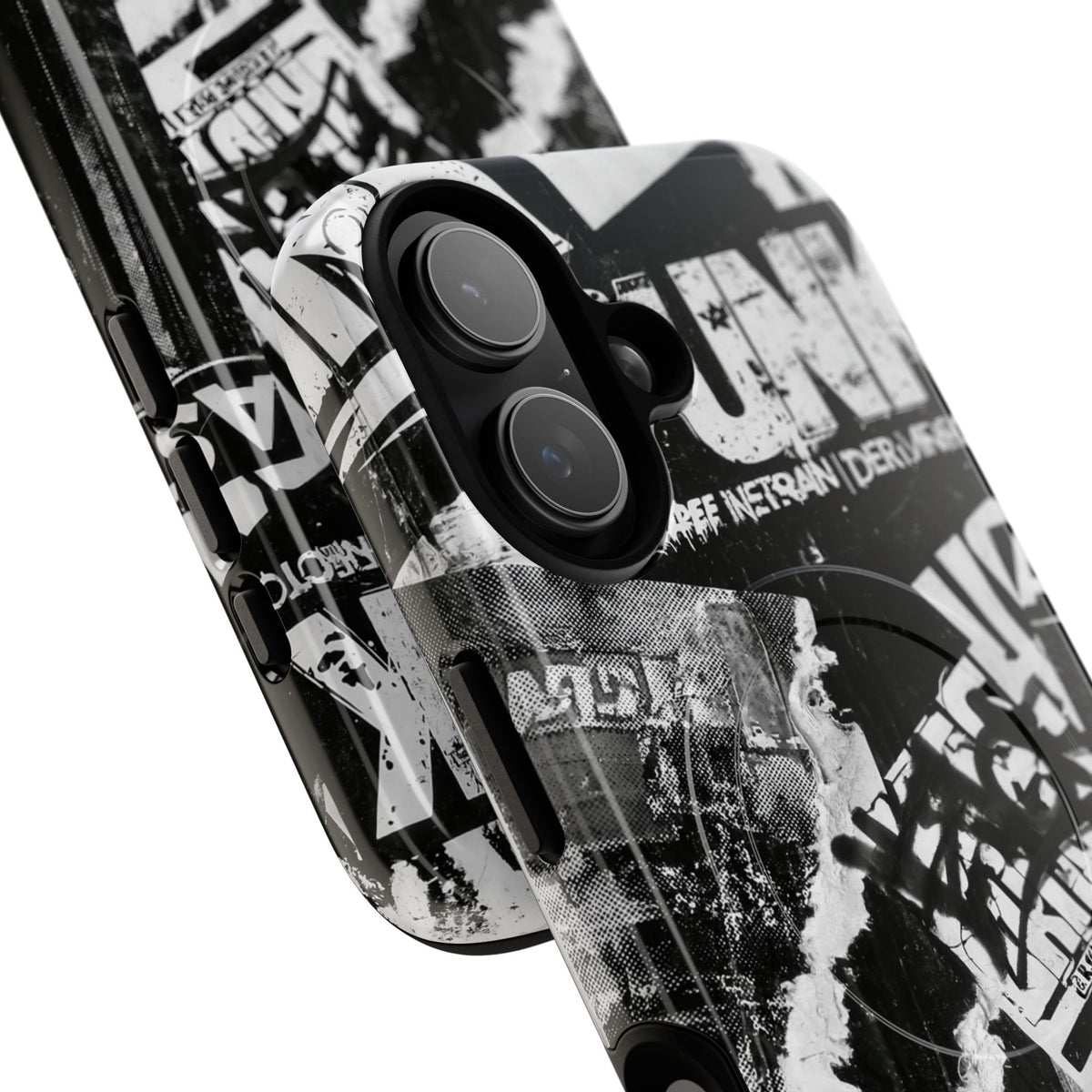 Underground Punk Collage · Tough 2.0 Magnetic Phone Case for iPhone · Black