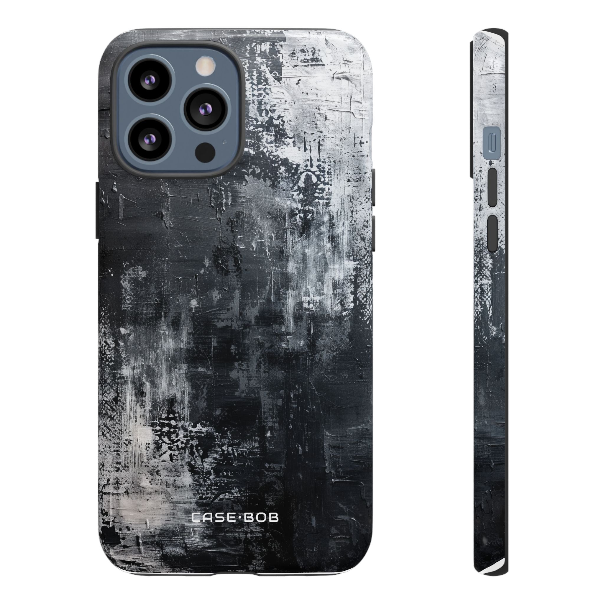Texturiertes Blackscape iPhone 13 Pro Max Case - Tough