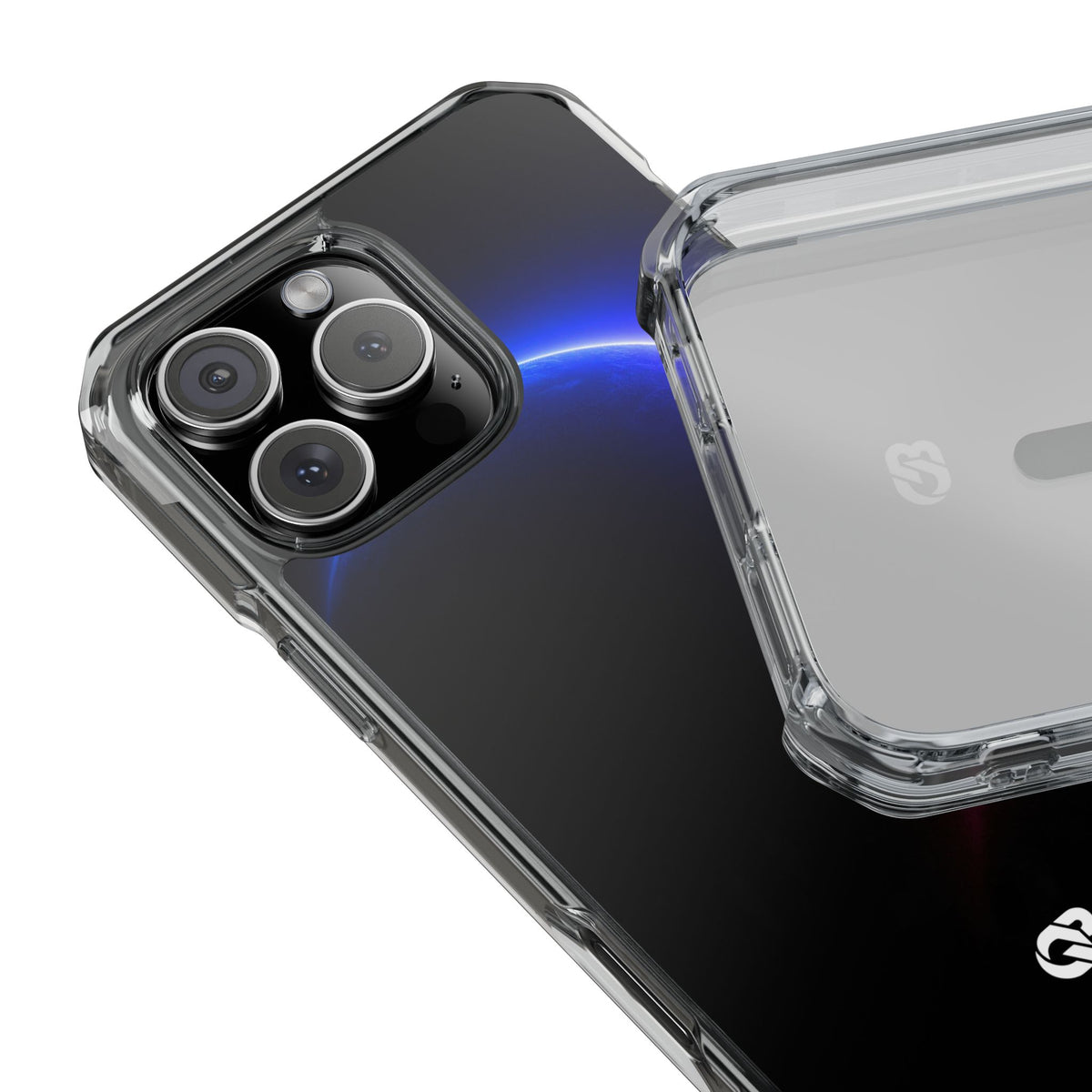Luminous Eclipse · Clear Impact Magnetic Phone Case for iPhone · Black