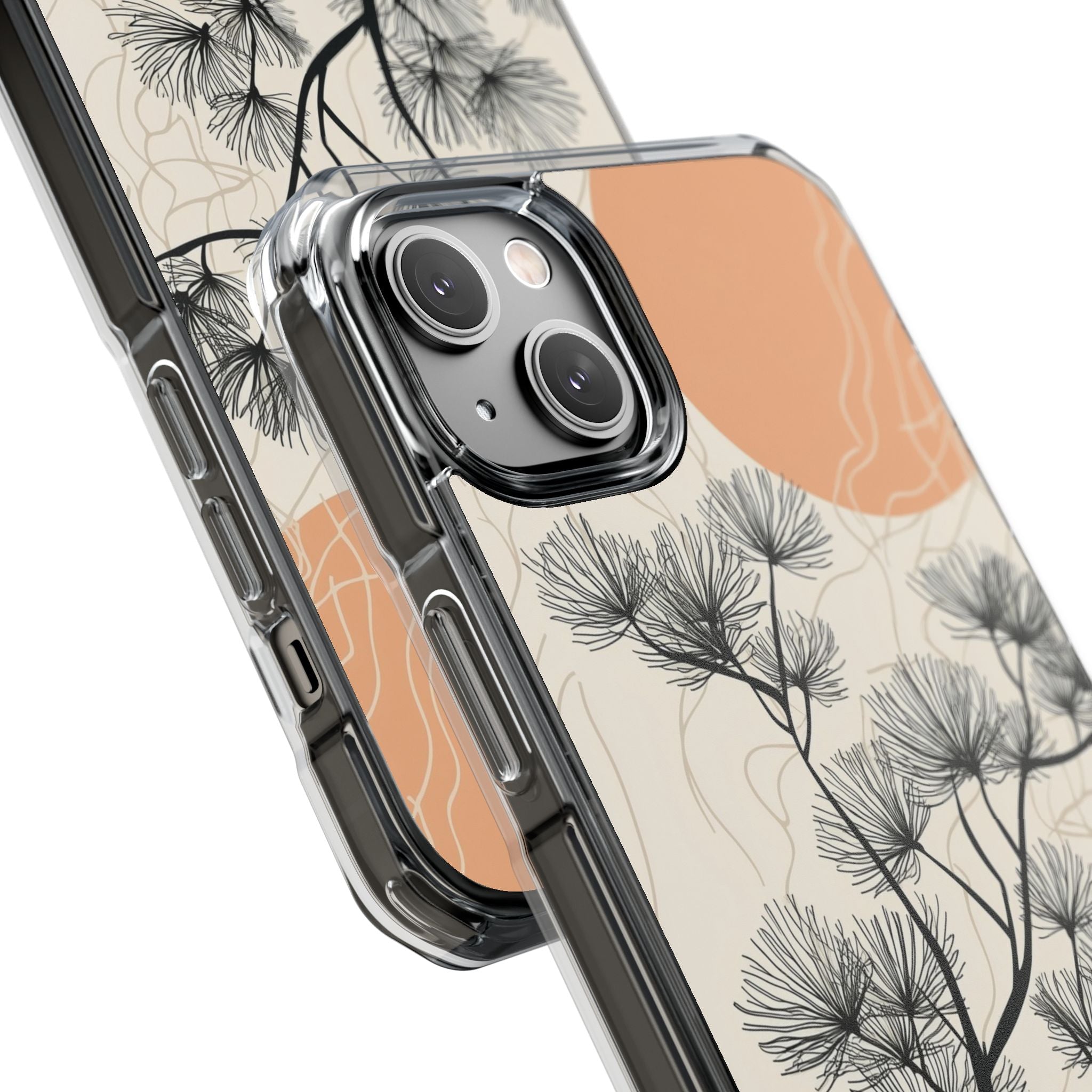 Spiky Tree Sunset iPhone 14 Plus Case - Impact