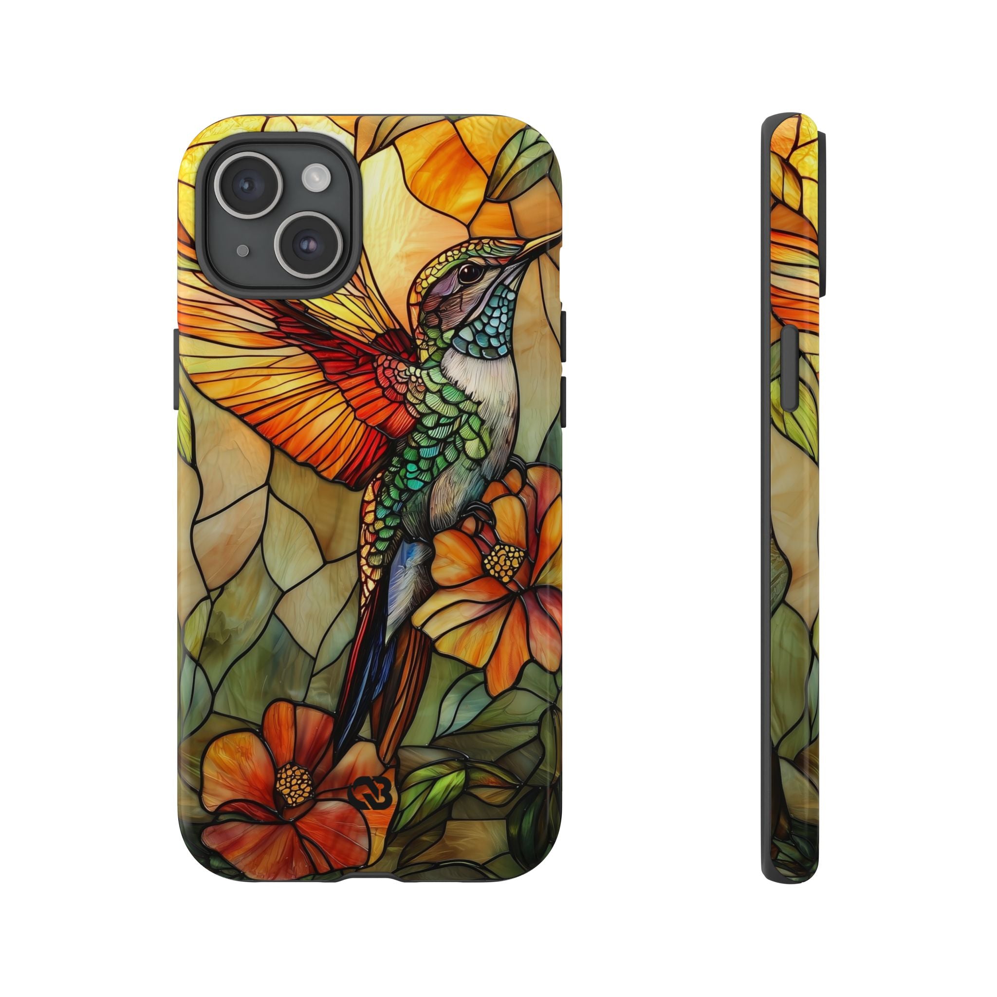 Amber Glass Hummingbird · Tough Phone Case for iPhone