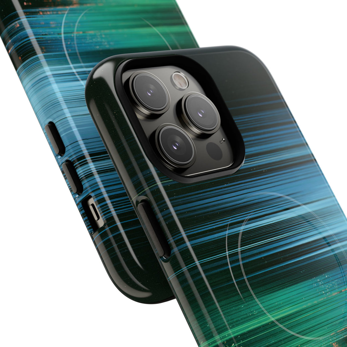 Digital Shoreline Drift · Tough 2.0 Magnetic Phone Case for iPhone · Teal