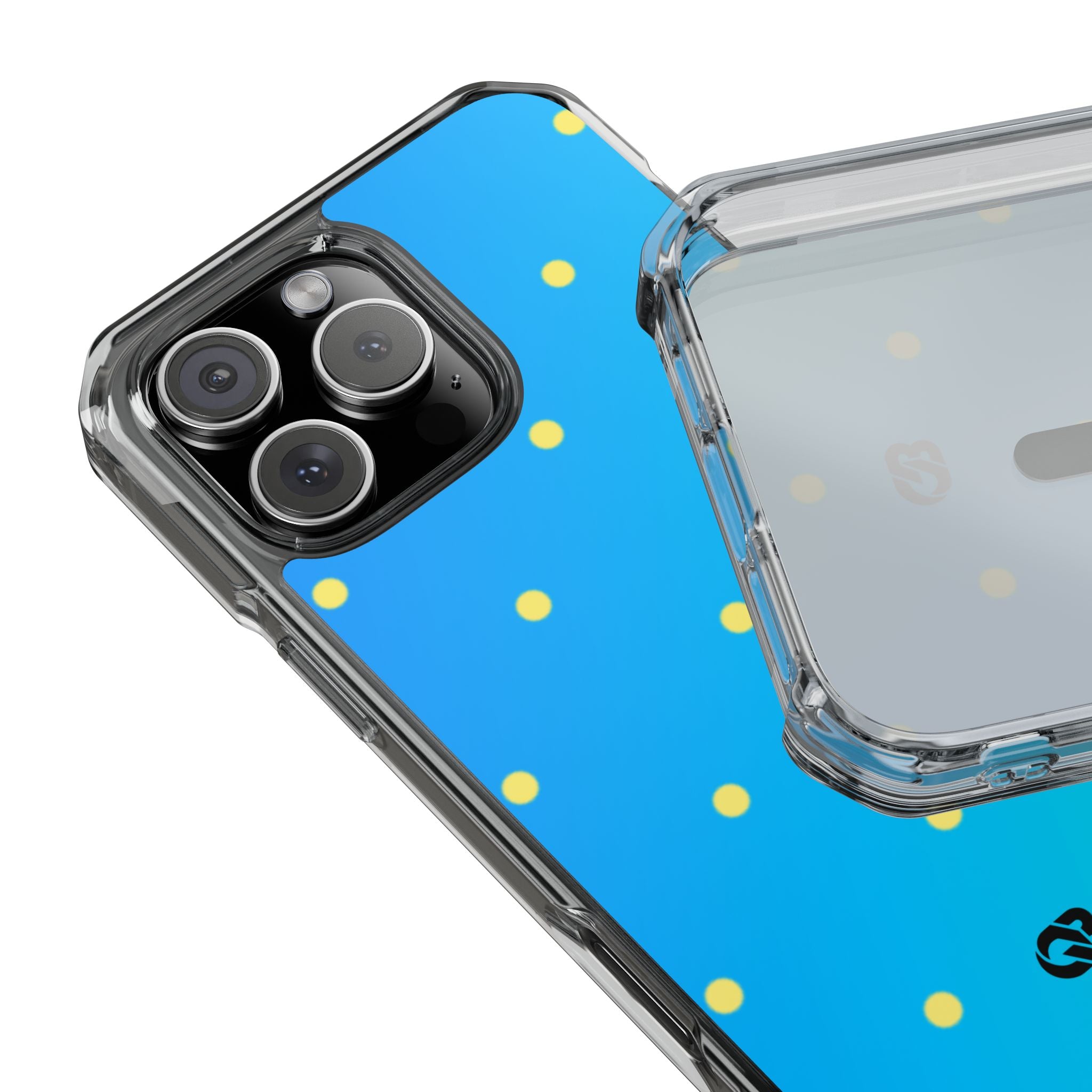 Cyan Sun Dots · Impact Θήκη για iPhone · Magsafe