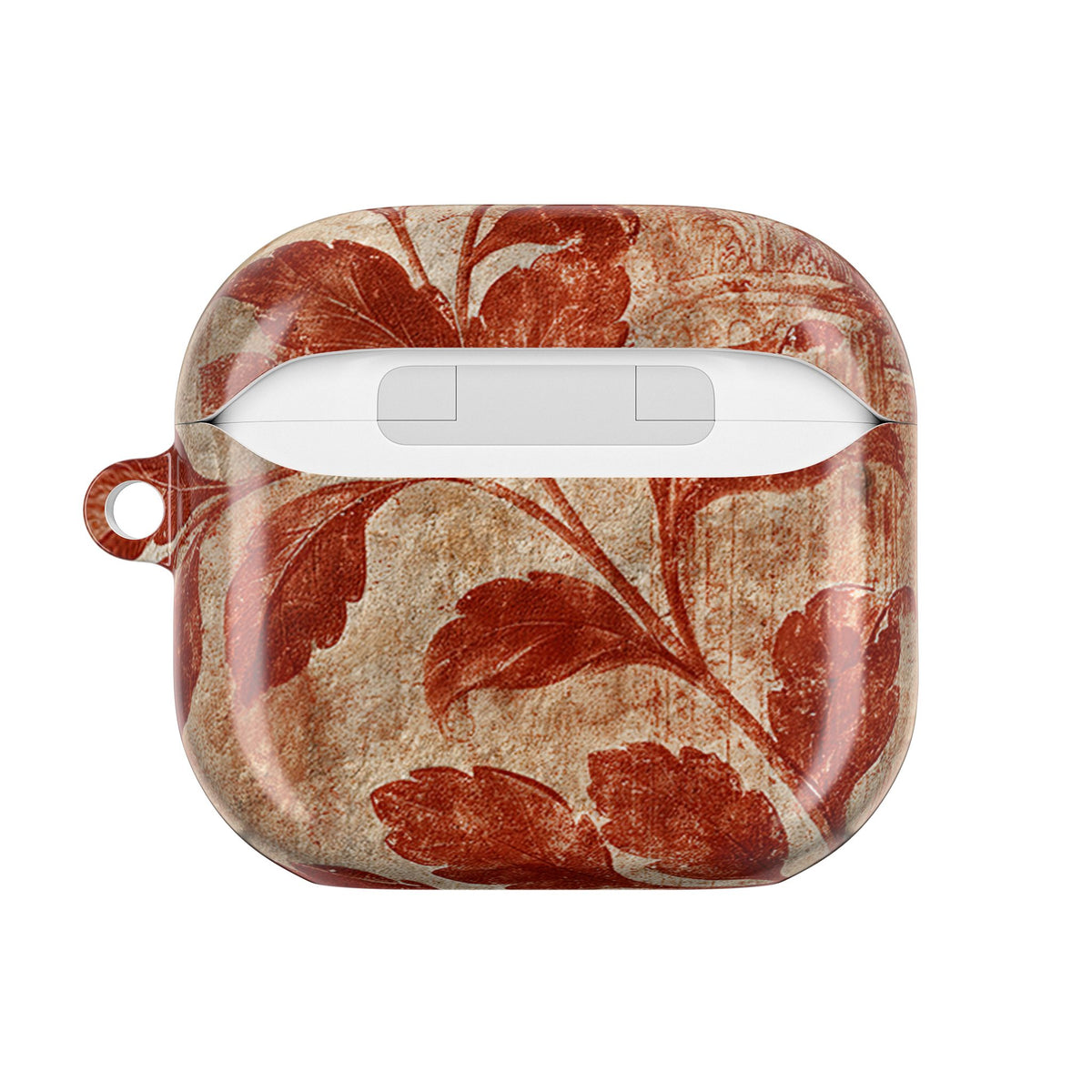 Terracotta Botanical Fresco · Hard Case for AirPods & AirPods Pro · Red