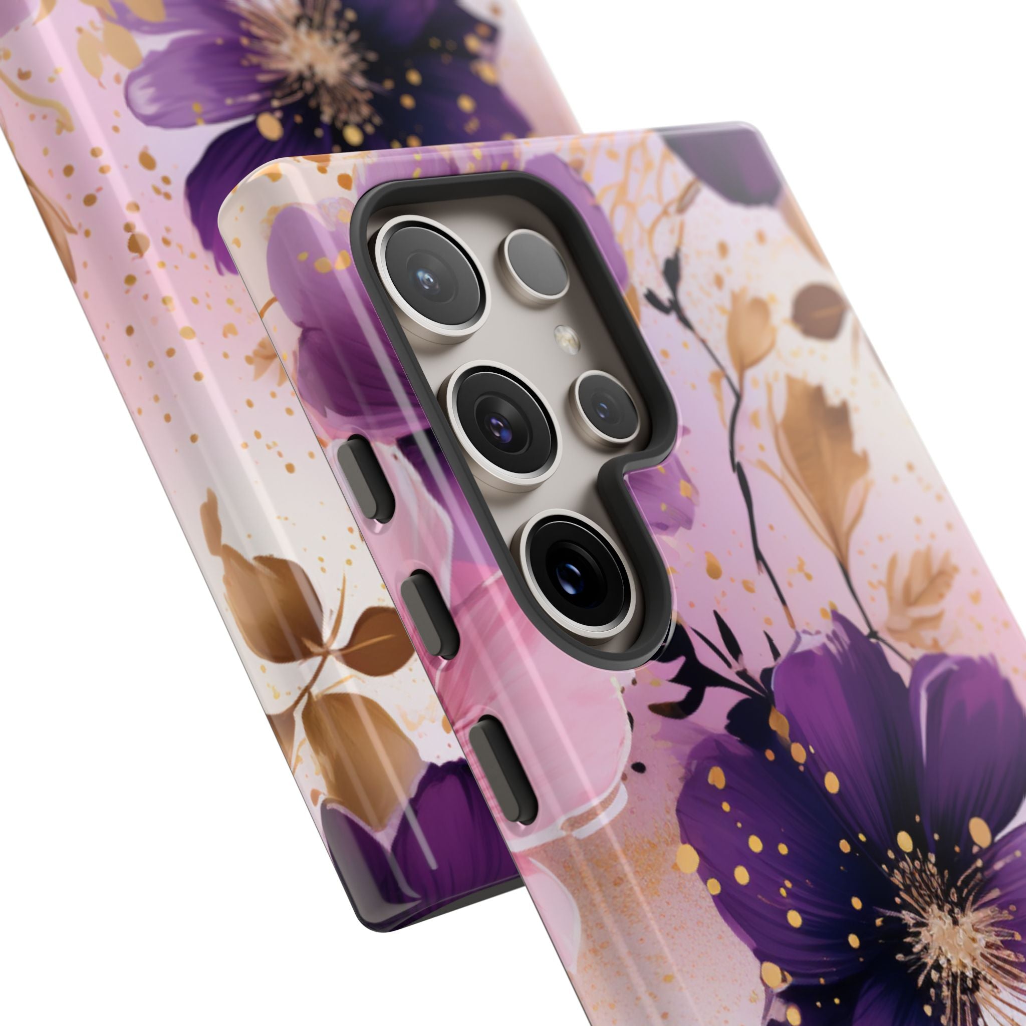Gilded Violet Bloom · Tough Phone Case for Samsung