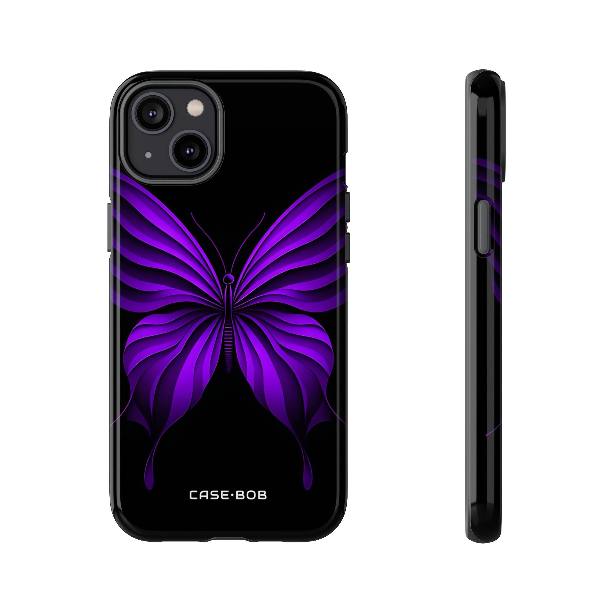 Violet Monarch iPhone 14 Plus Case - Tough
