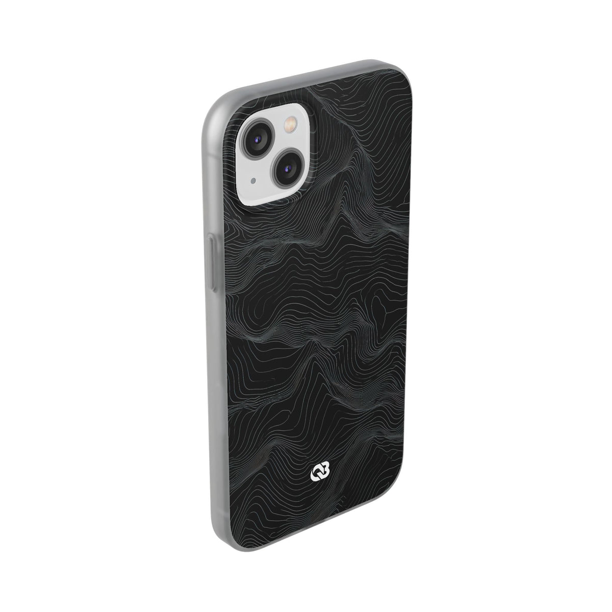 Obsidian Contour Elevation · Lite Phone Case for iPhone · Black