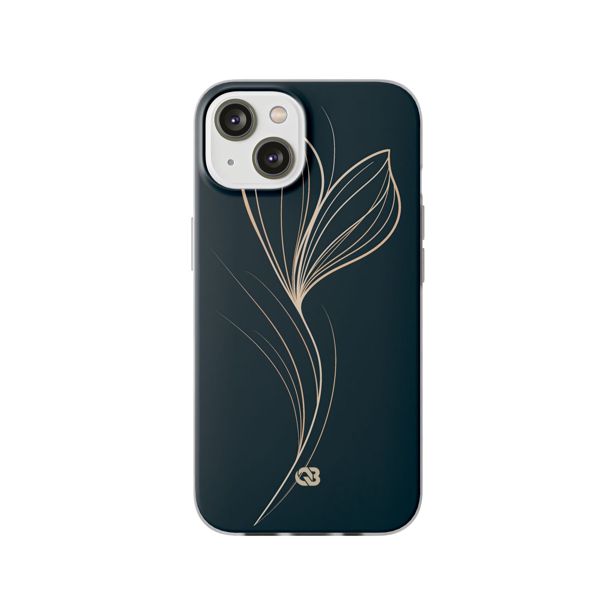 Teal Lite Phone Case for iPhone - Sandstone Silk Flora