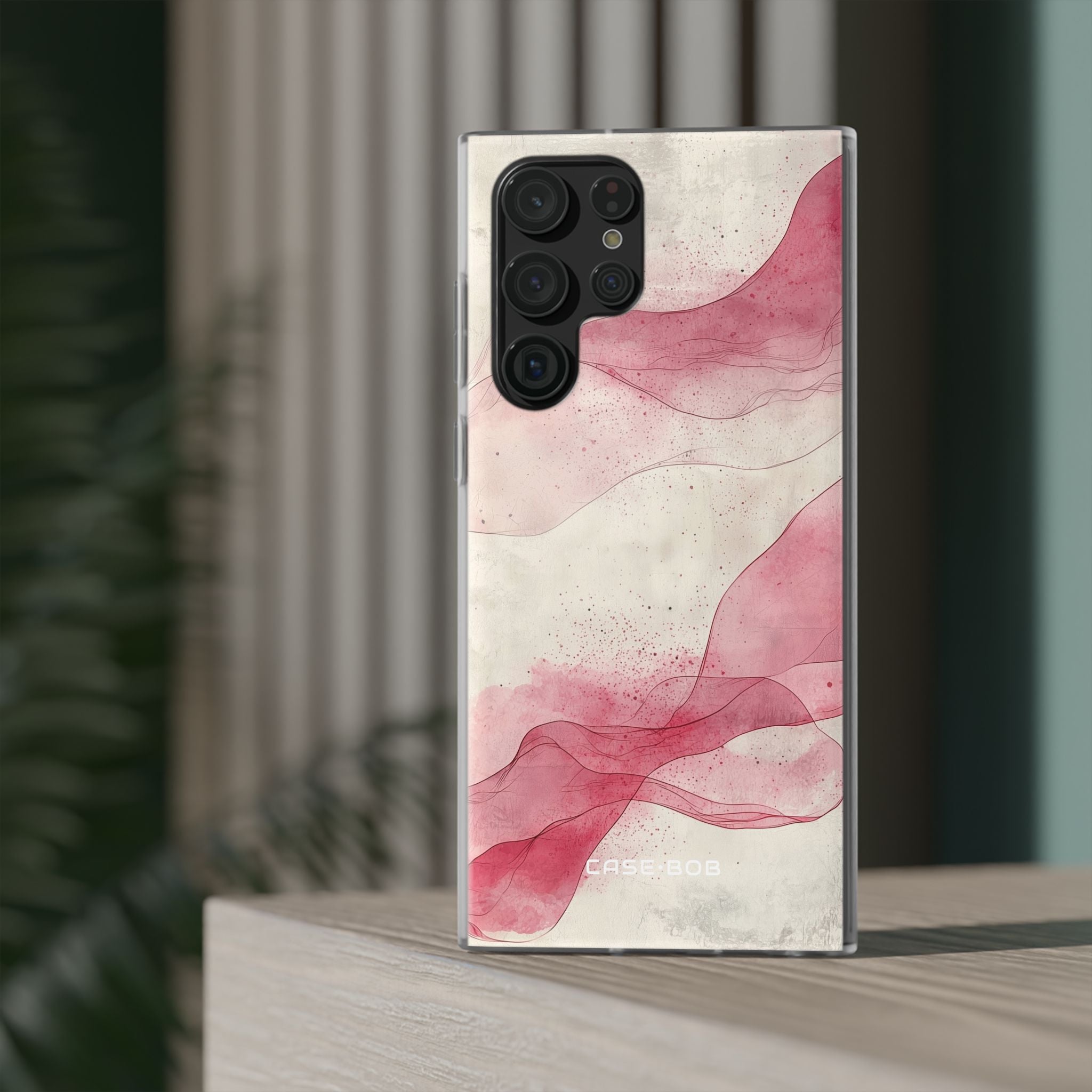 Crimson Waves Samsung S22 Ultra Case - Soft