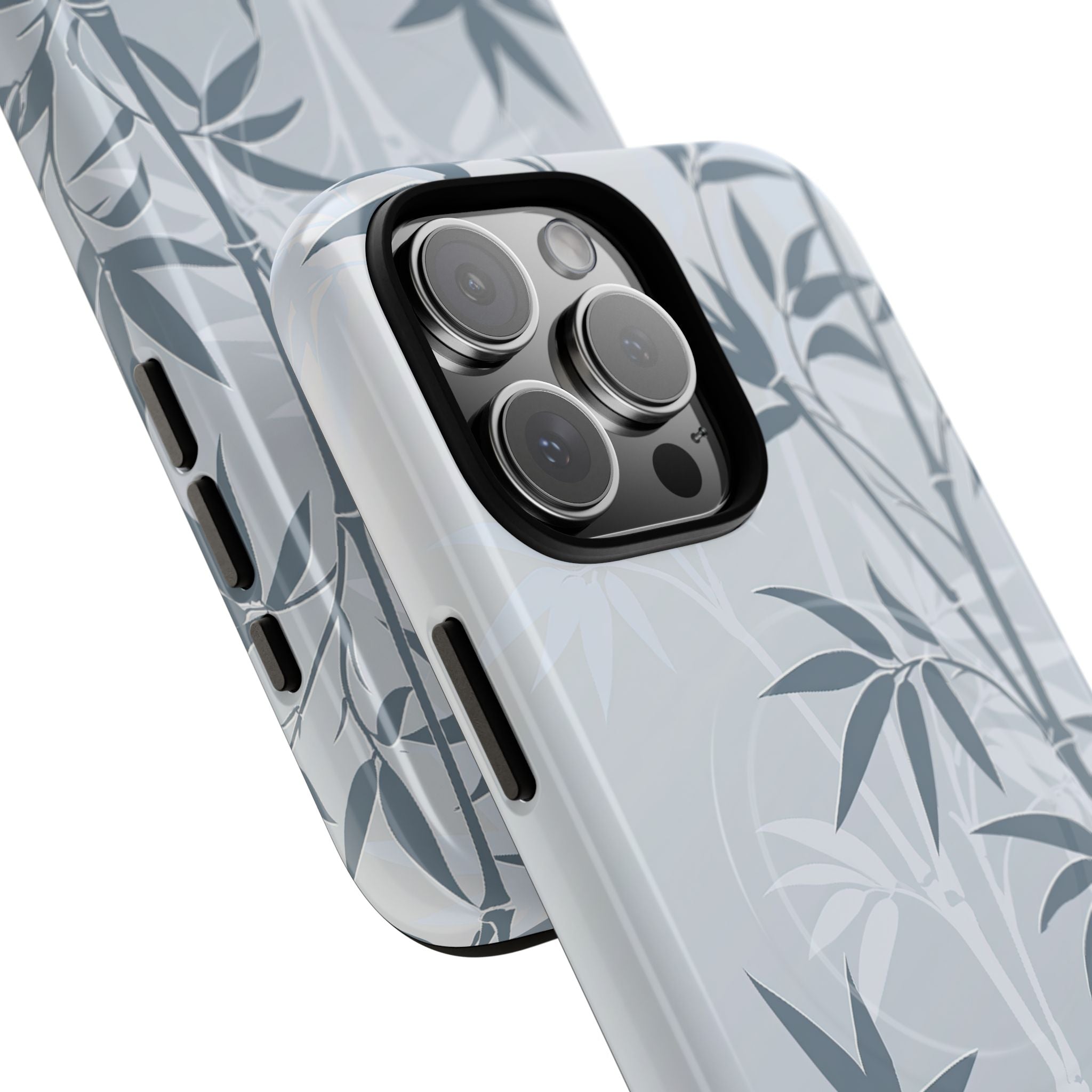 Blue Tough 2.0 Magsafe Phone Case for iPhone - Slate Bamboo Shadow