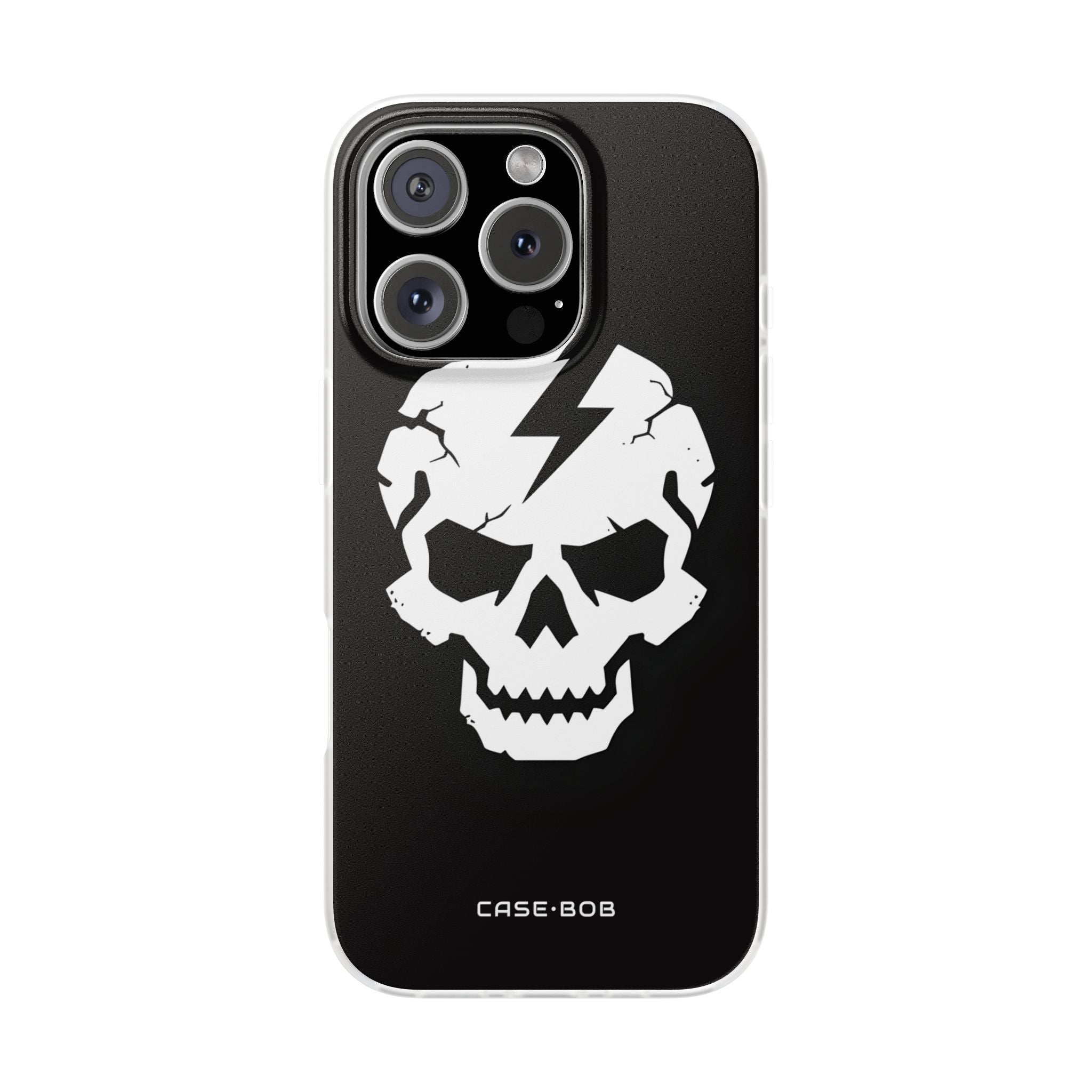 Lightning Skull iPhone 16 Pro Case - Soft