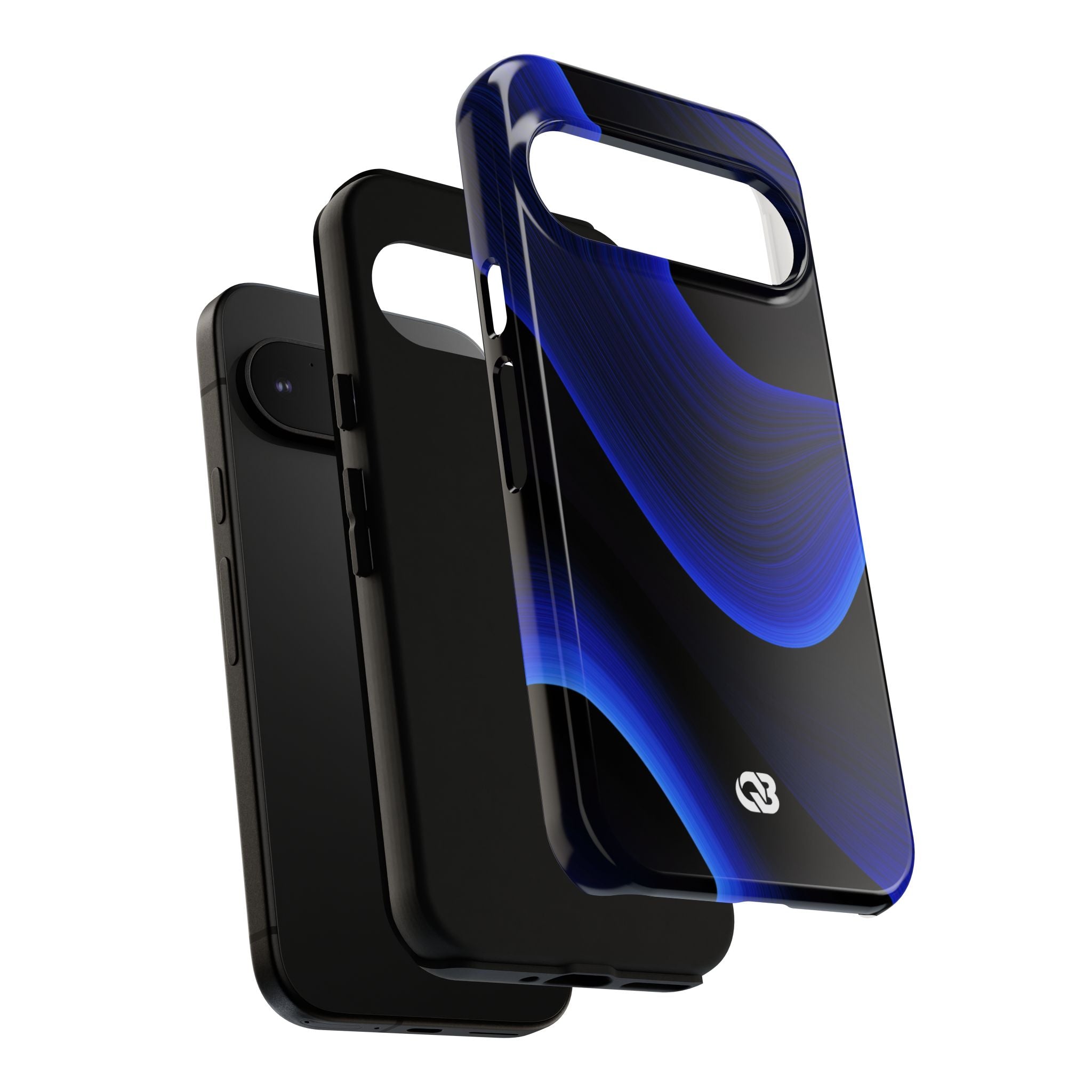Blue Tough Phone Case for Google Pixel - Electric Cobalt Flow