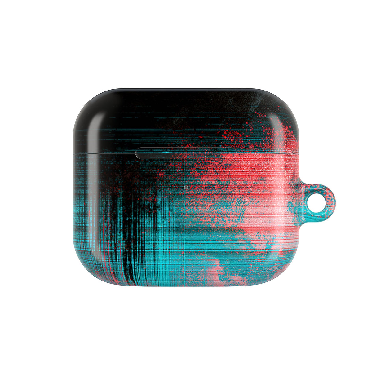 Digital Signal Drift · Hard Case for AirPods & AirPods Pro · Black