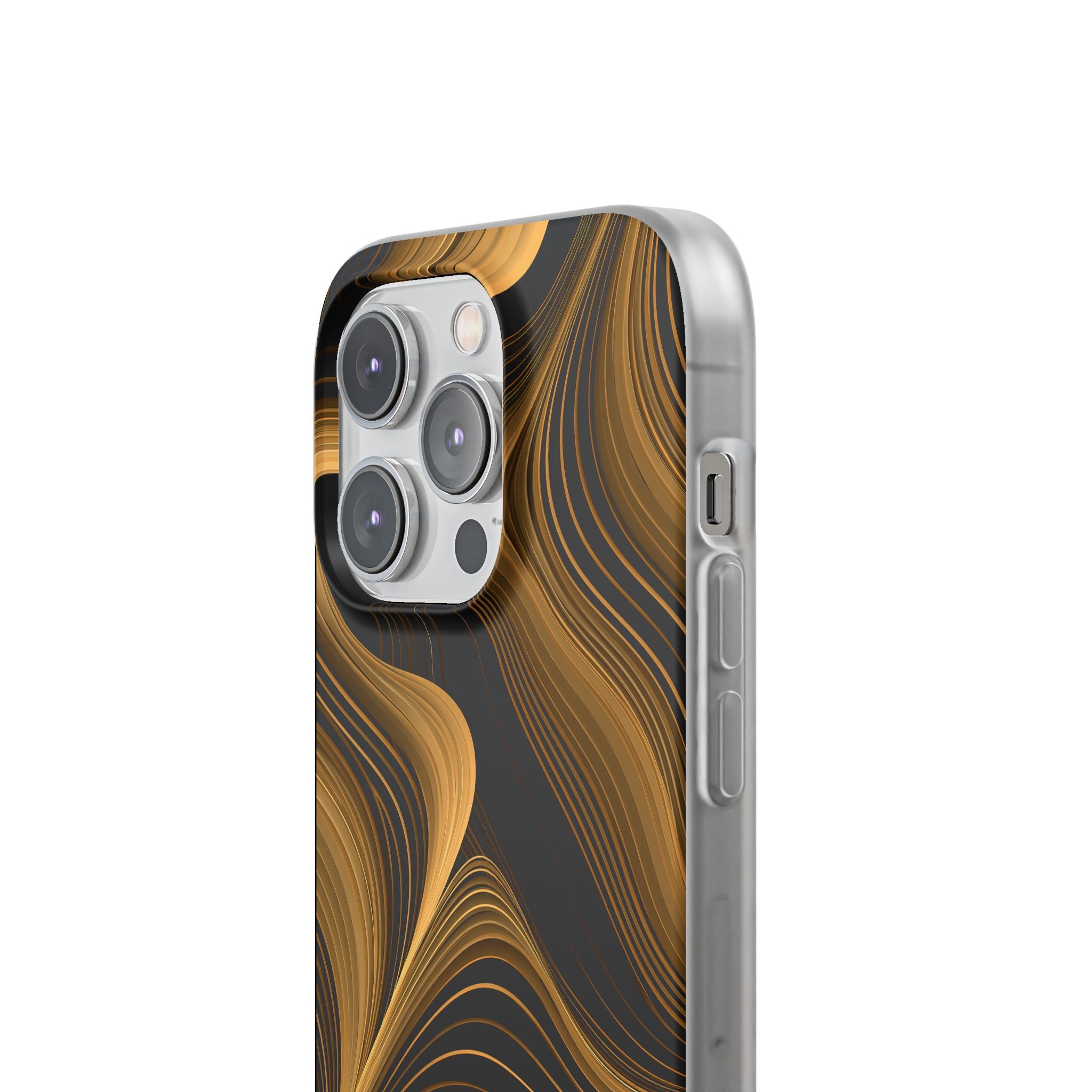 Gold Lite Phone Case for iPhone - Molten Copper Strands
